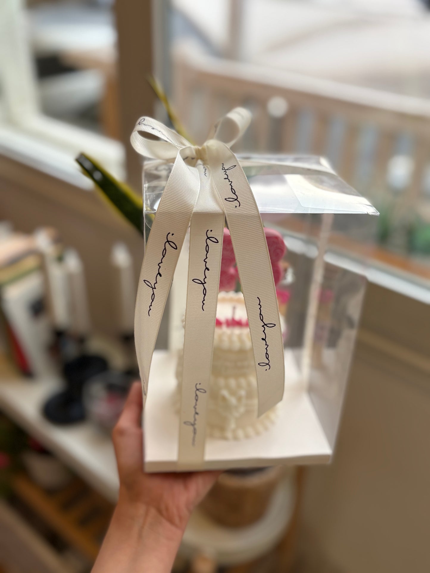 Birthday candle cake