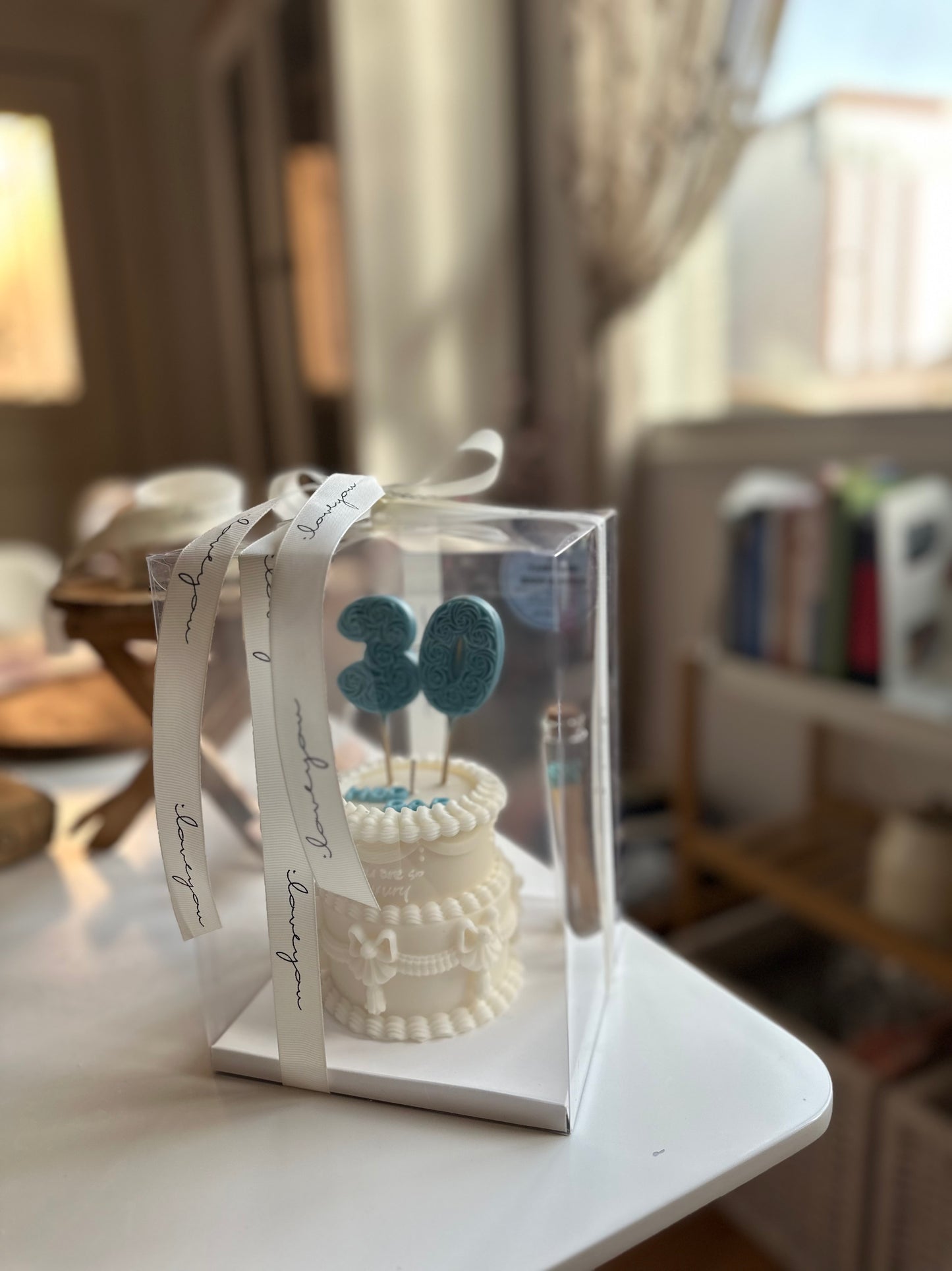 Birthday candle cake
