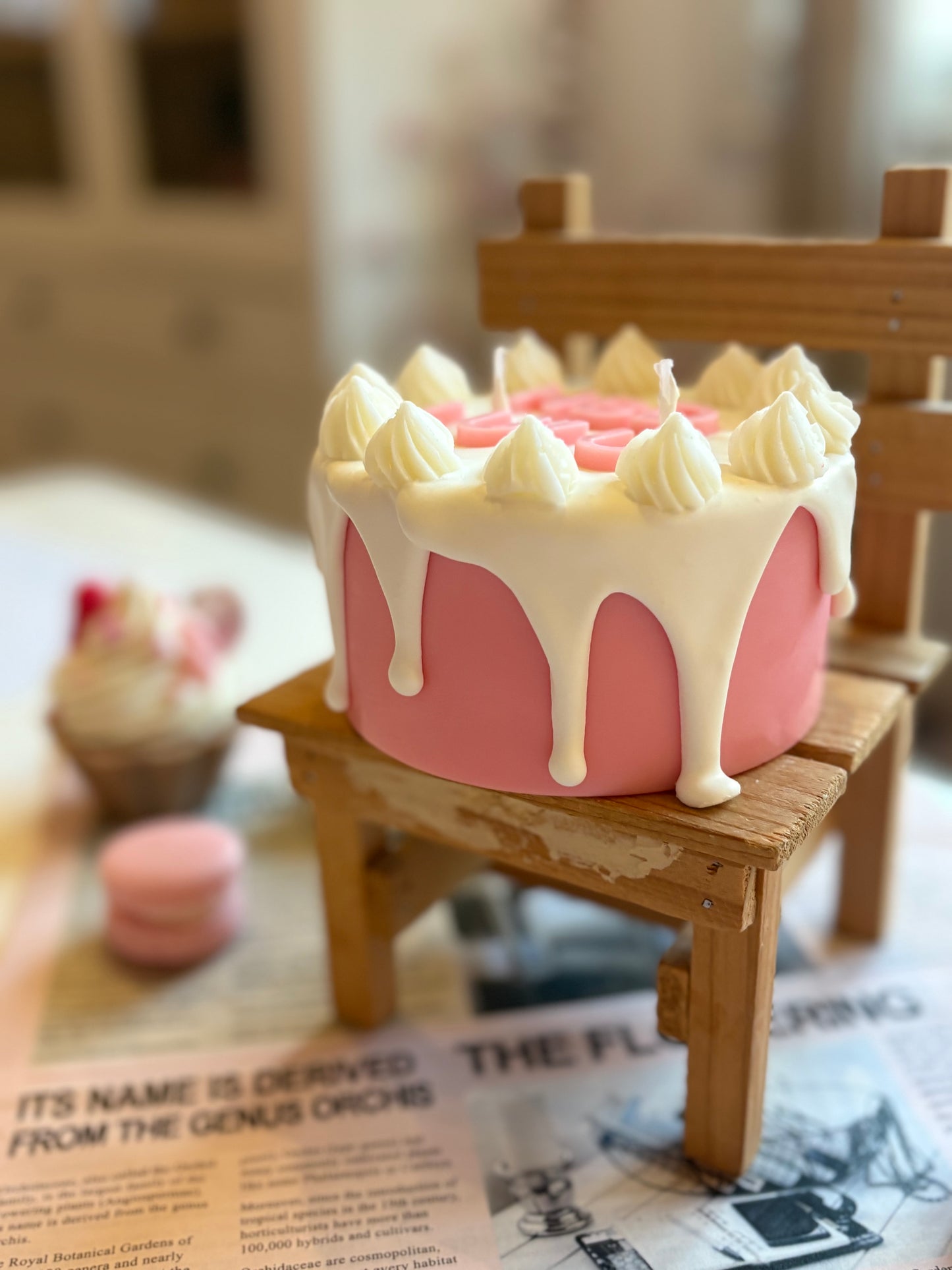 Whipped Candle cake