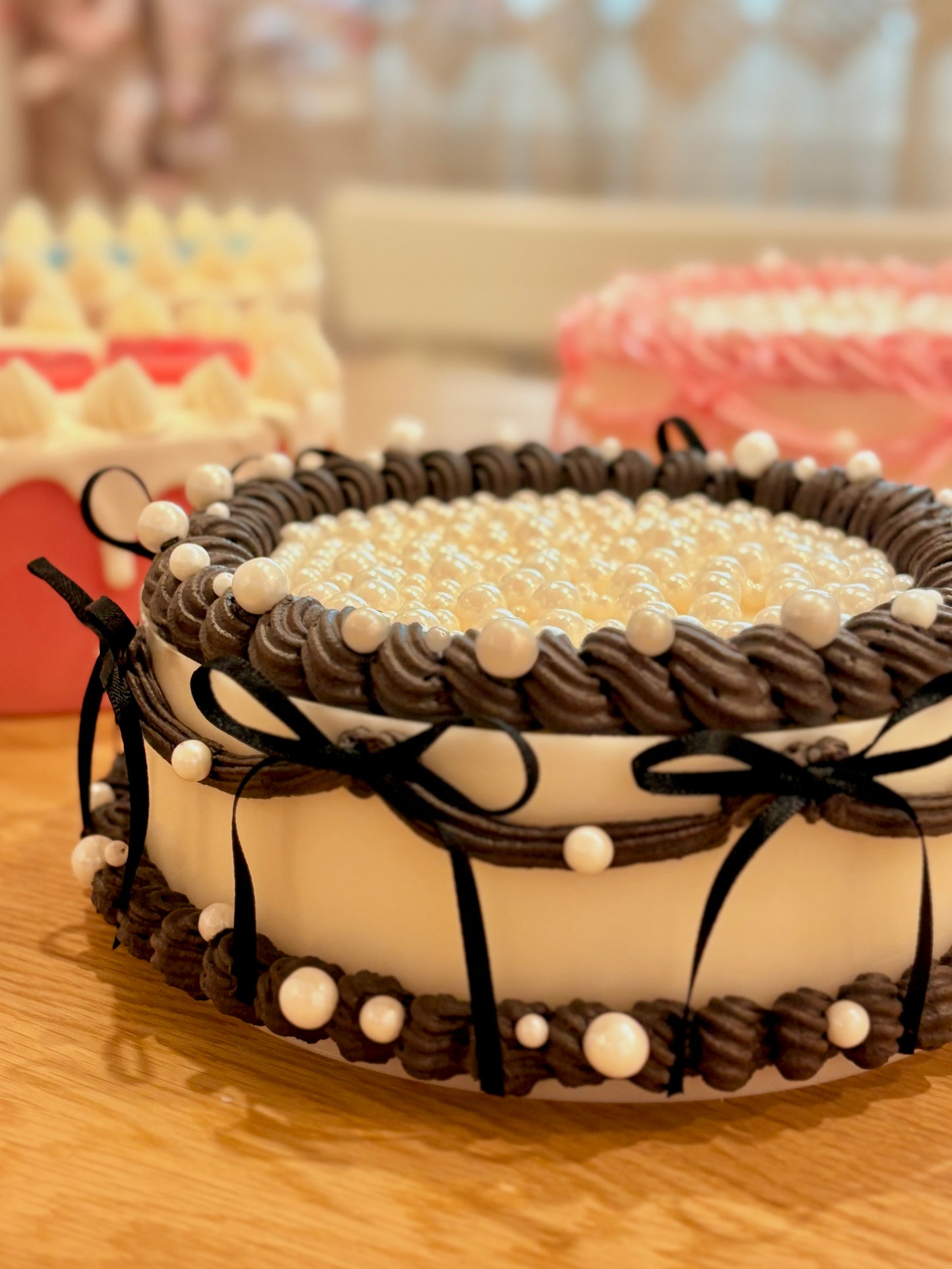 شمعة كيكة الؤلؤ