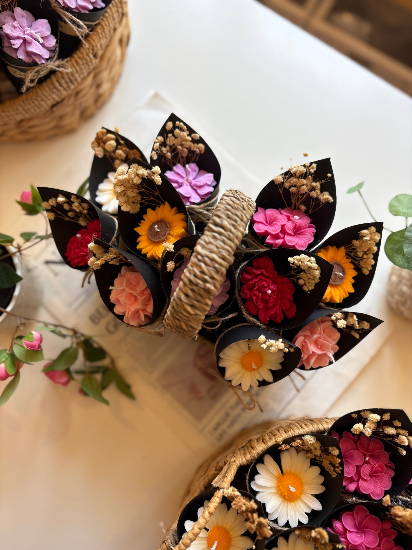 Mix colorful flower bouquet
