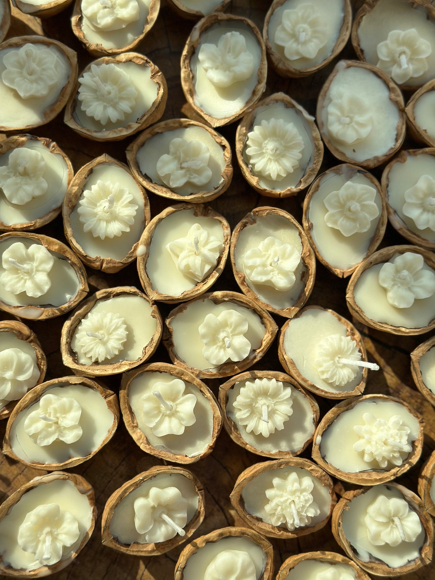 Walnet candles