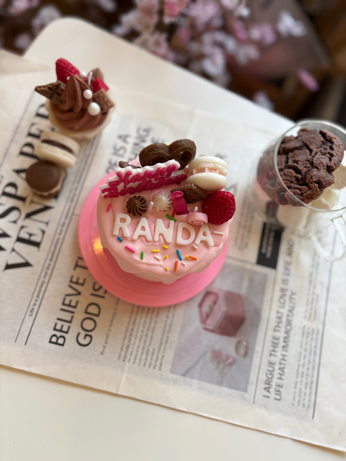 Candy birthday cake ๐ฌ
