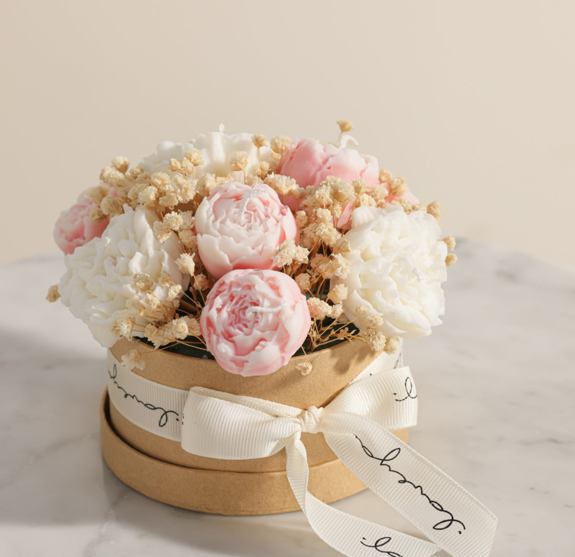Candle flower bouquet