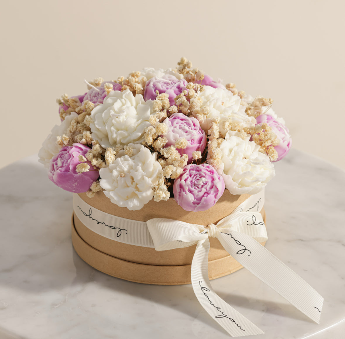 Candle flower bouquet