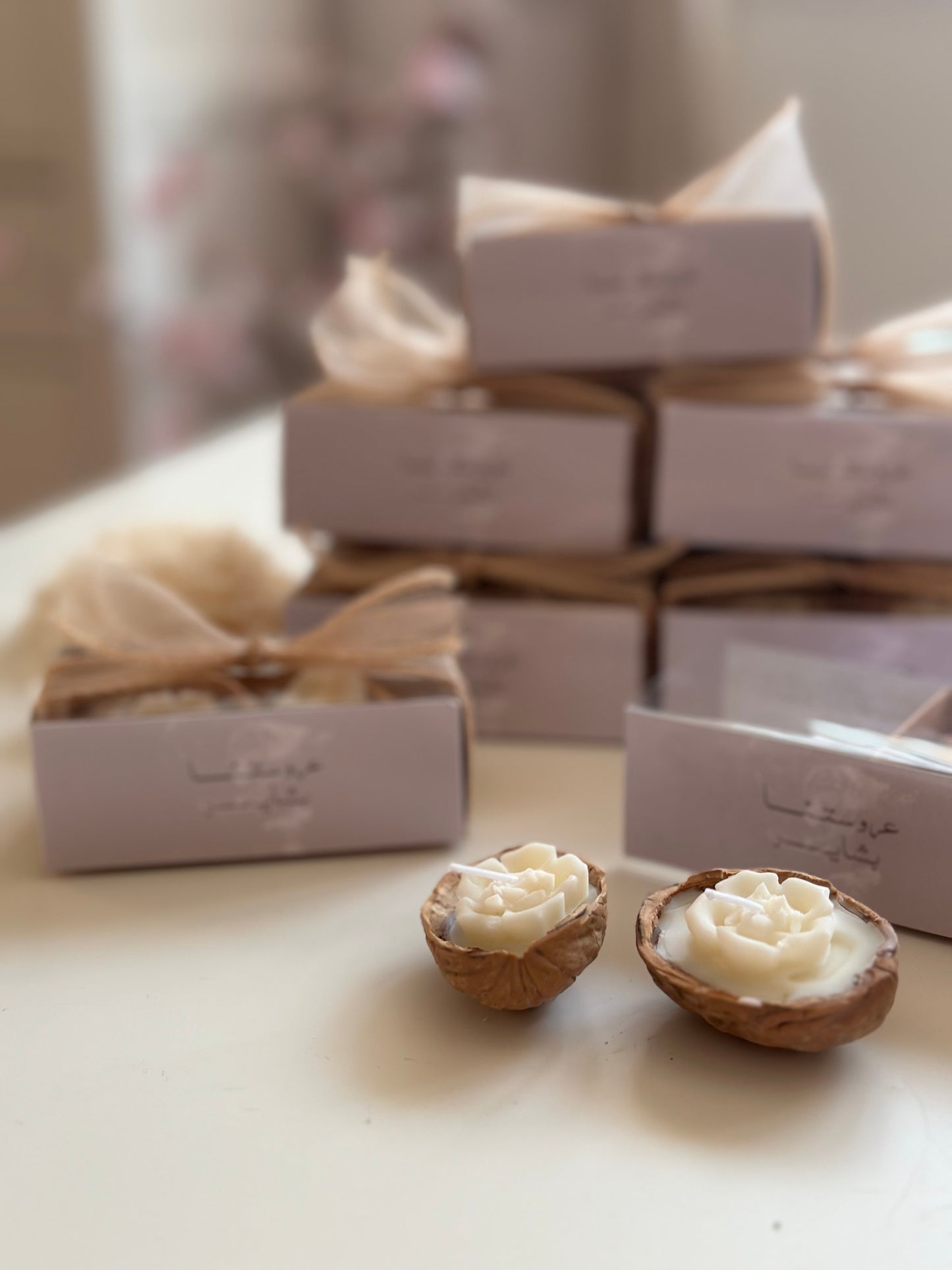 Walnut candles giveaways