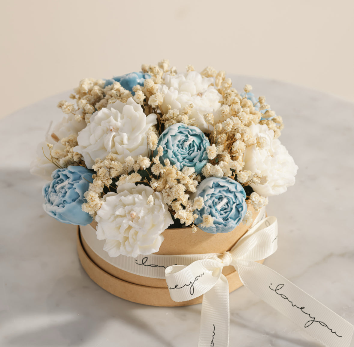 Candle flower bouquet