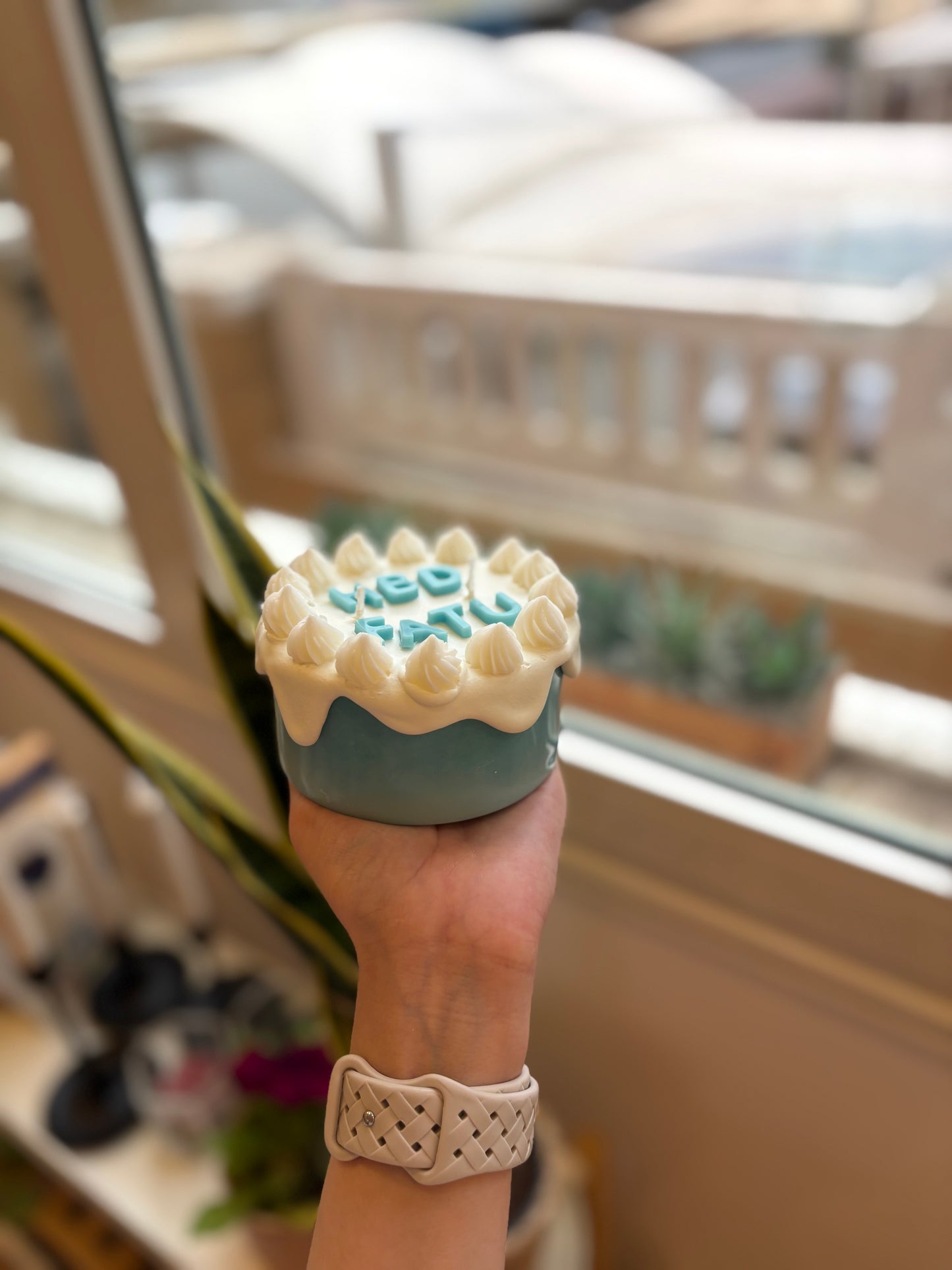 Whipped Candle cake