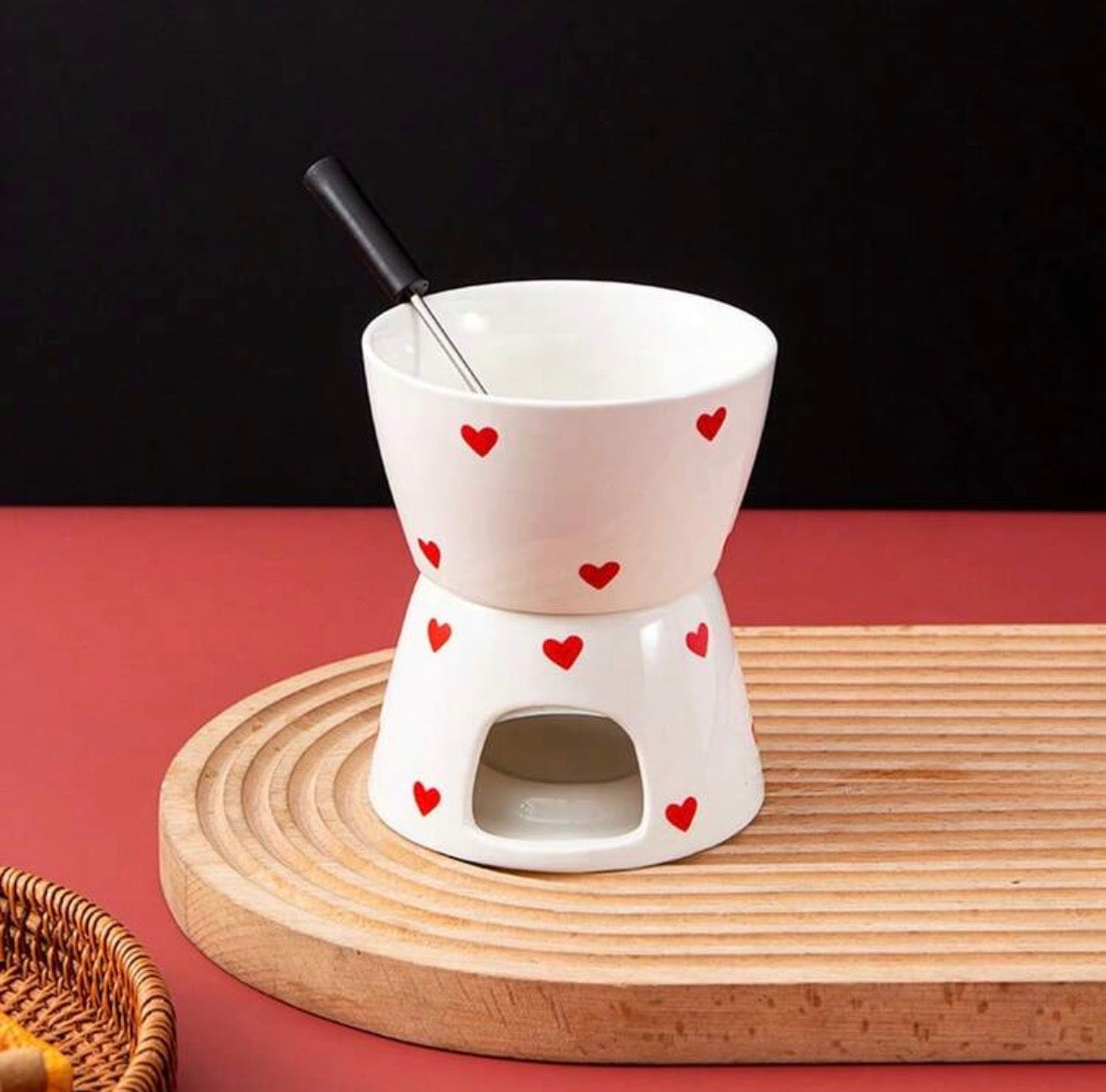 Heart candle melter