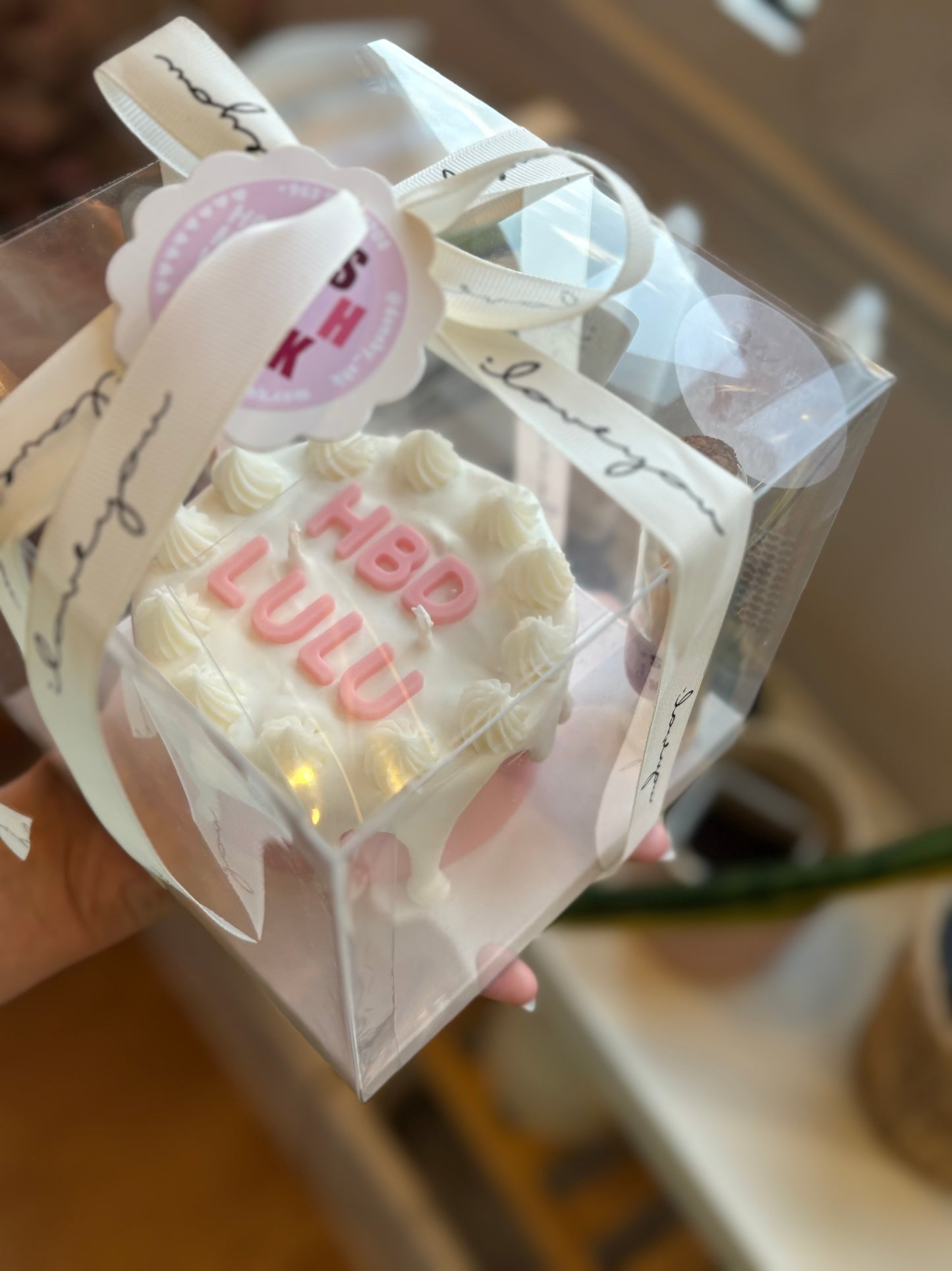 Whipped Candle cake