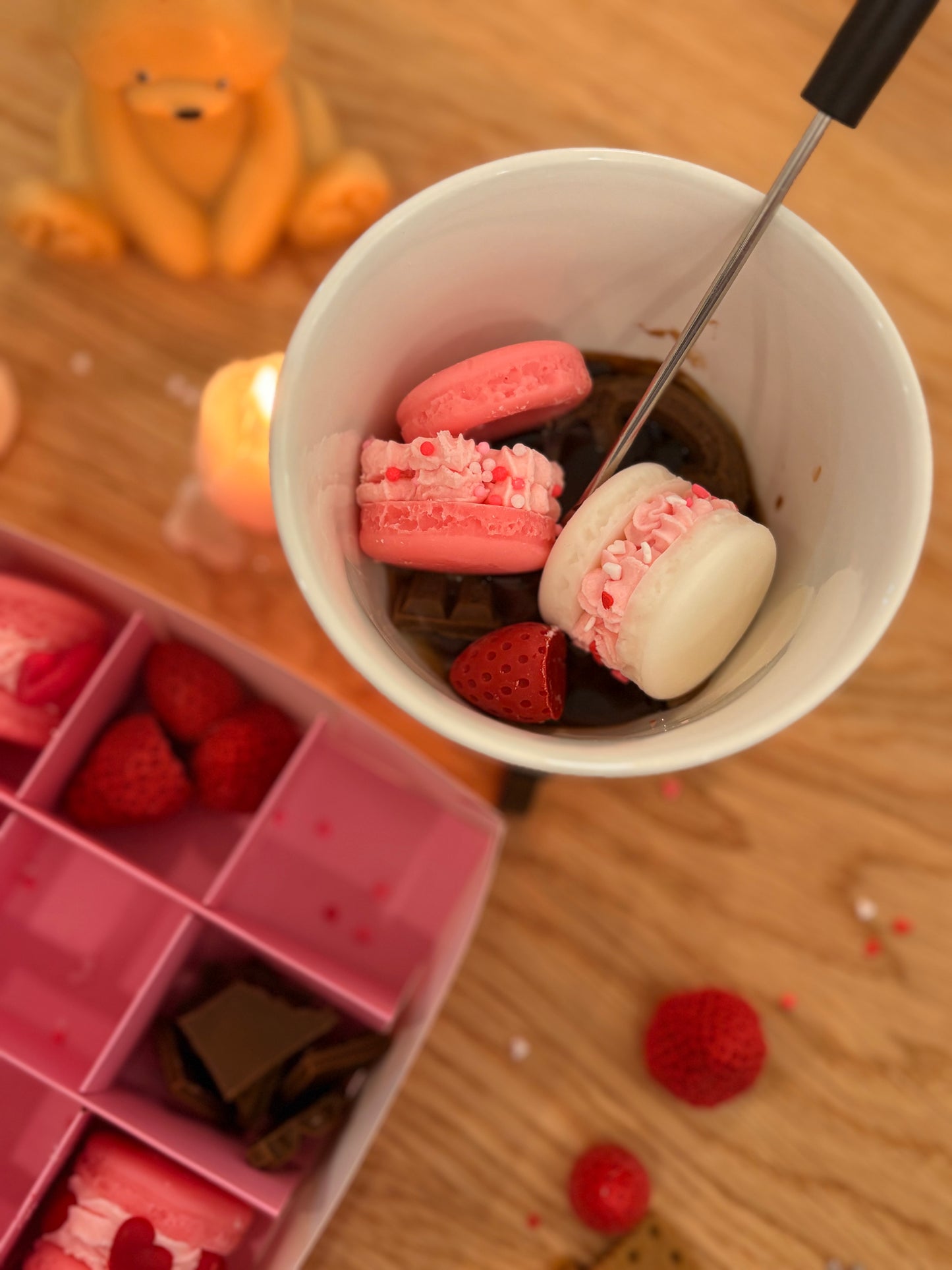 Fondue candle melter
