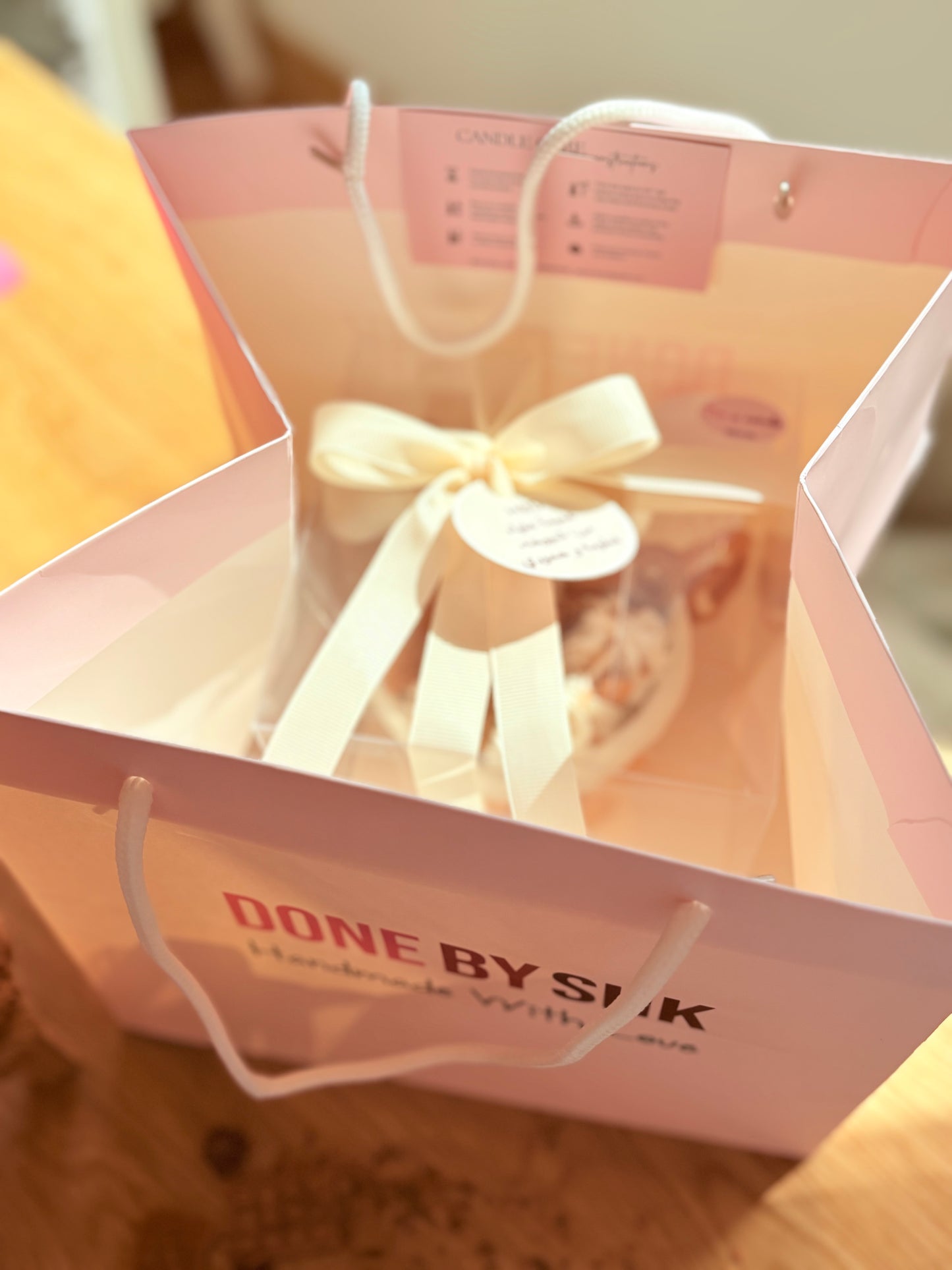 Waffle cup candle ๐ง