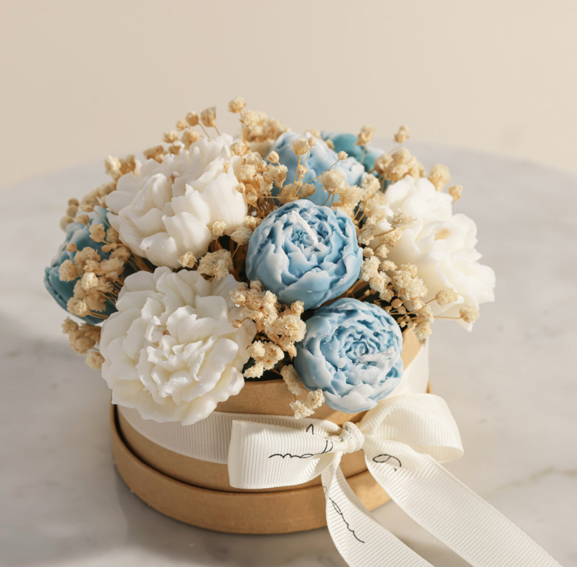 Candle flower bouquet