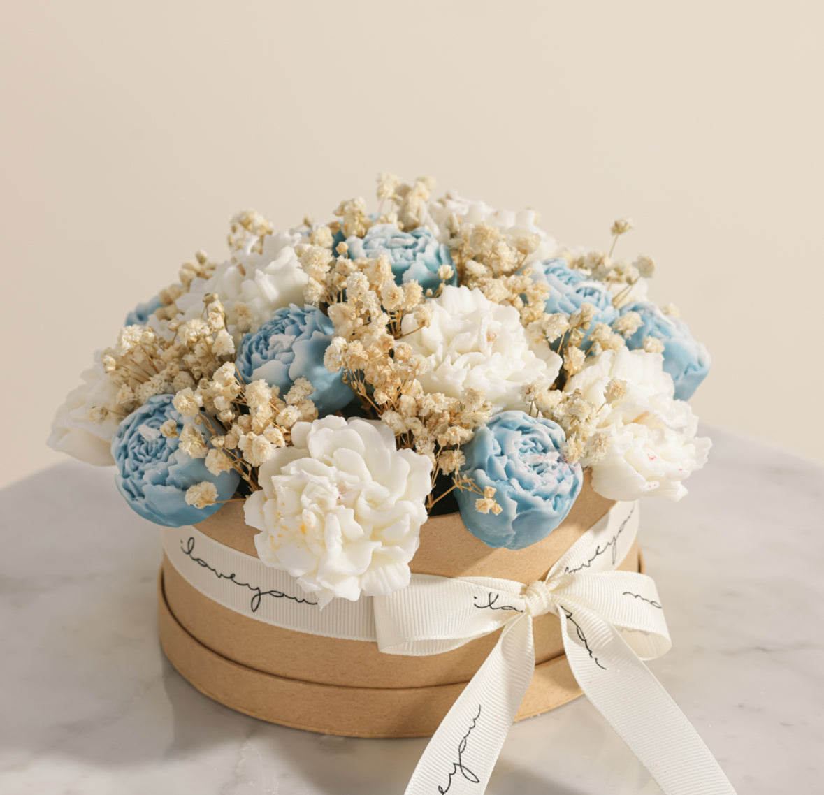 Candle flower bouquet