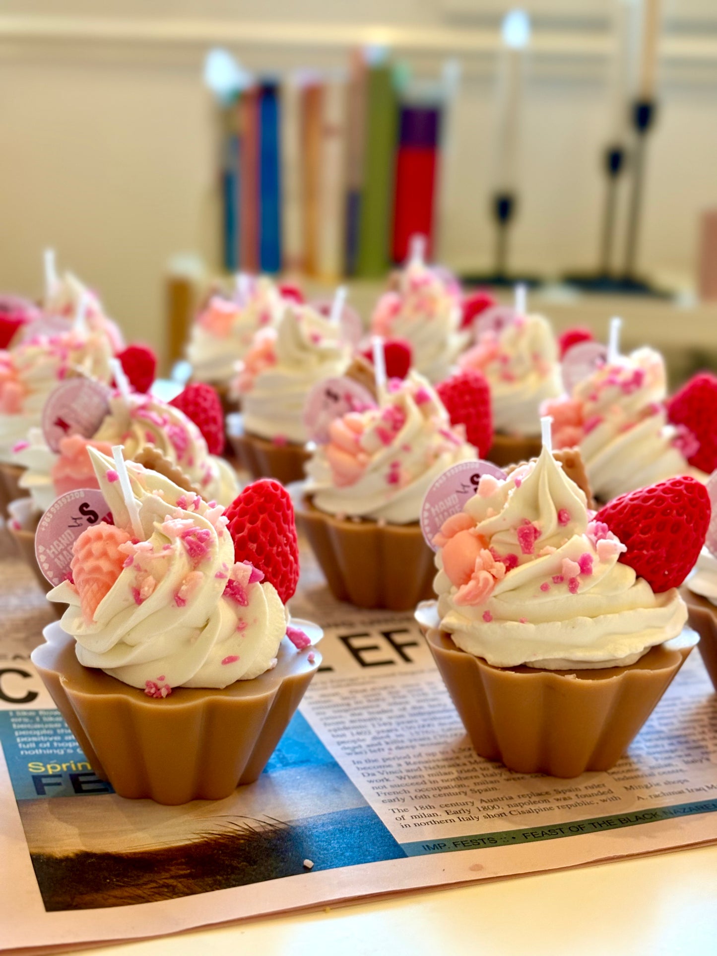 Cupcake candle