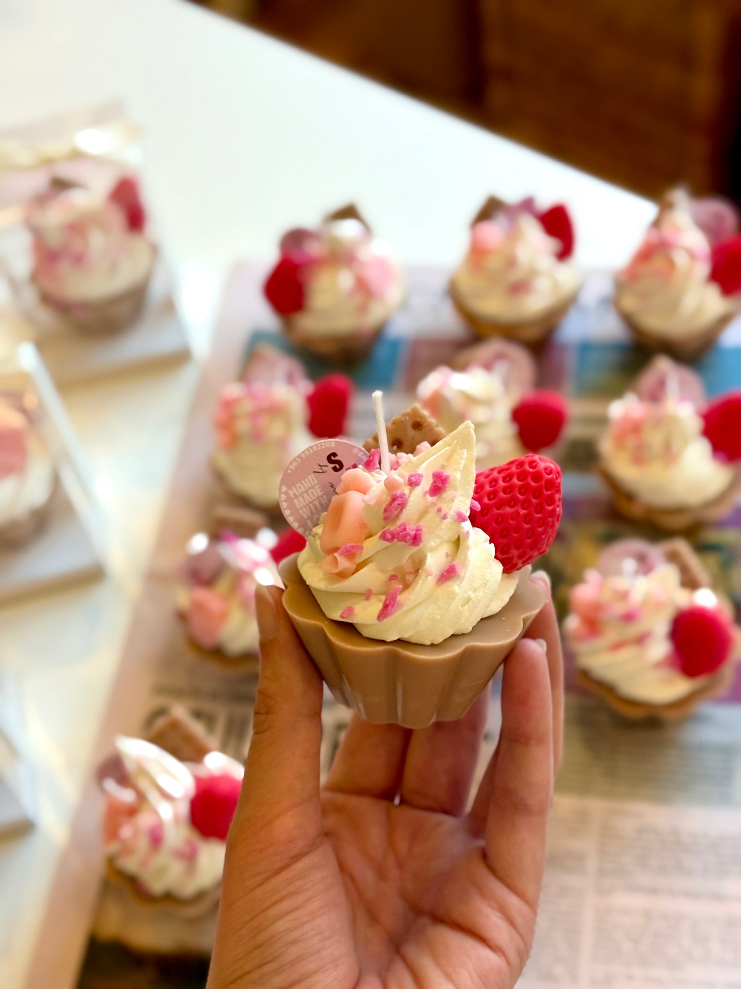 Cupcake candle