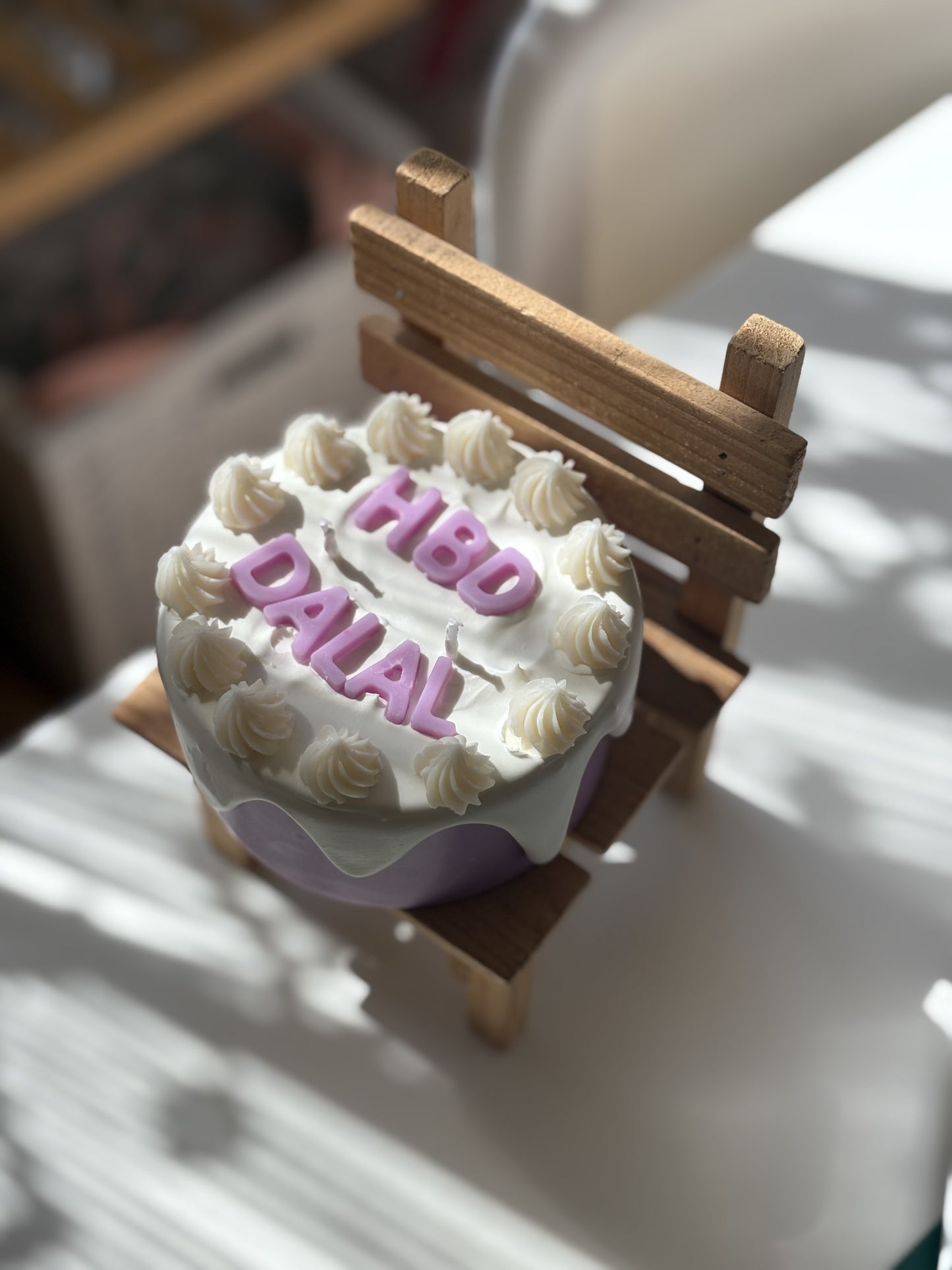 Whipped Candle cake