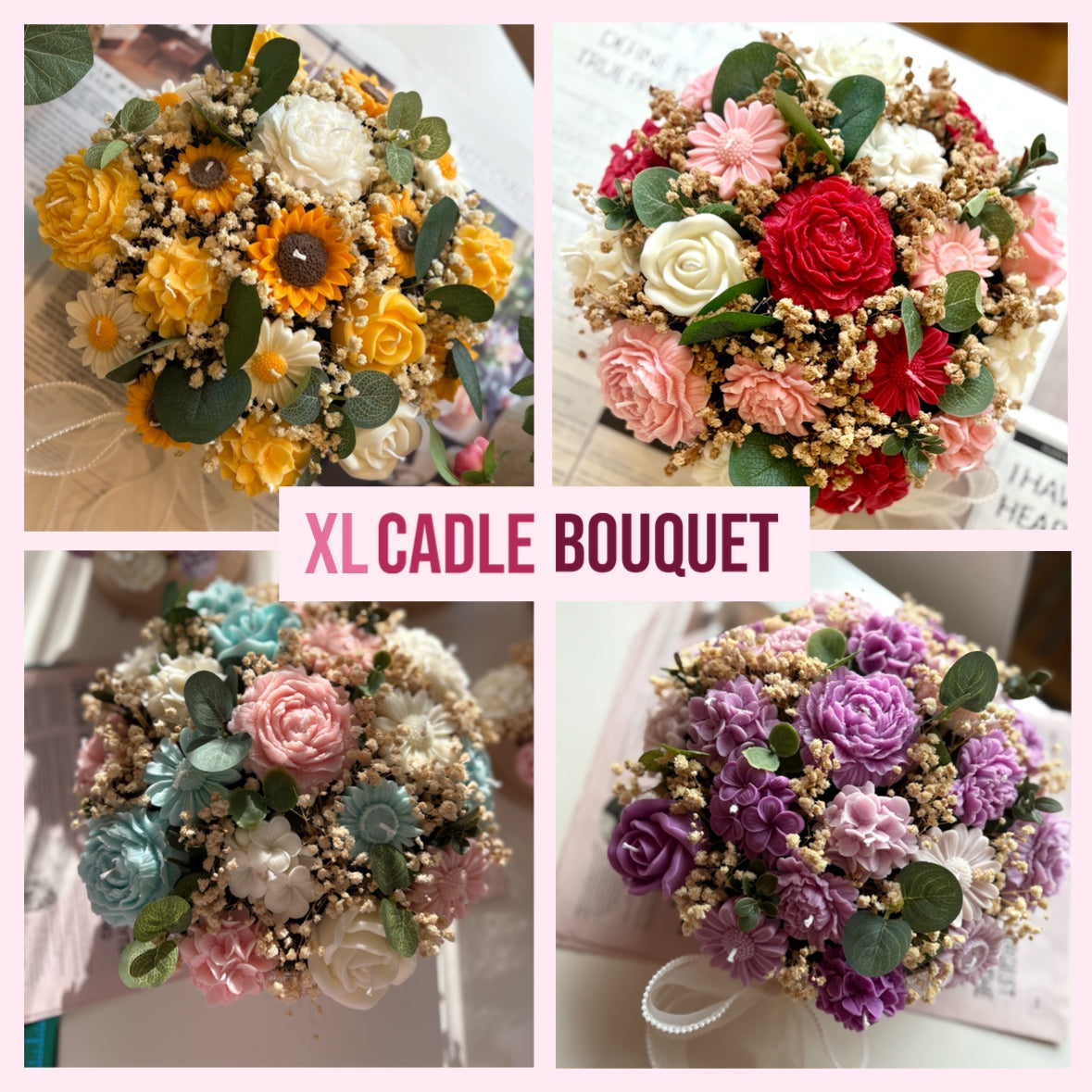 XLarge candle bouquet