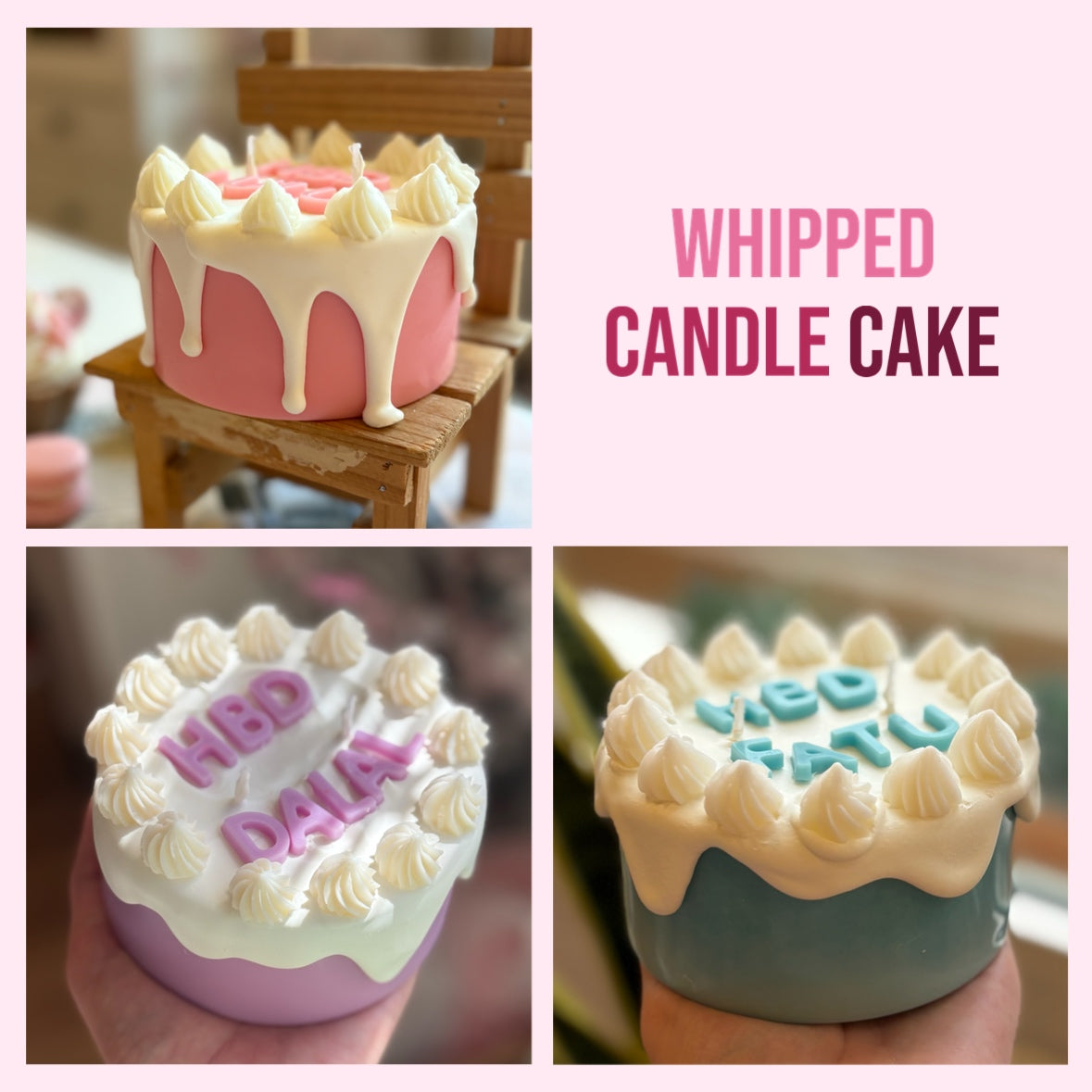 Whipped Candle cake