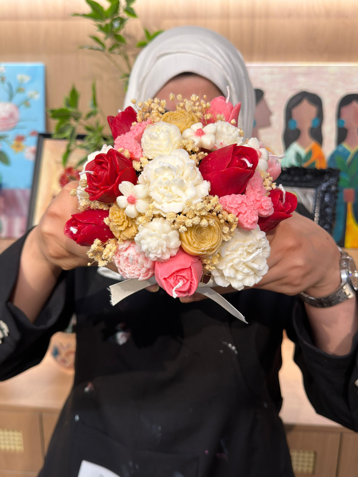 Candle bouquet workshop