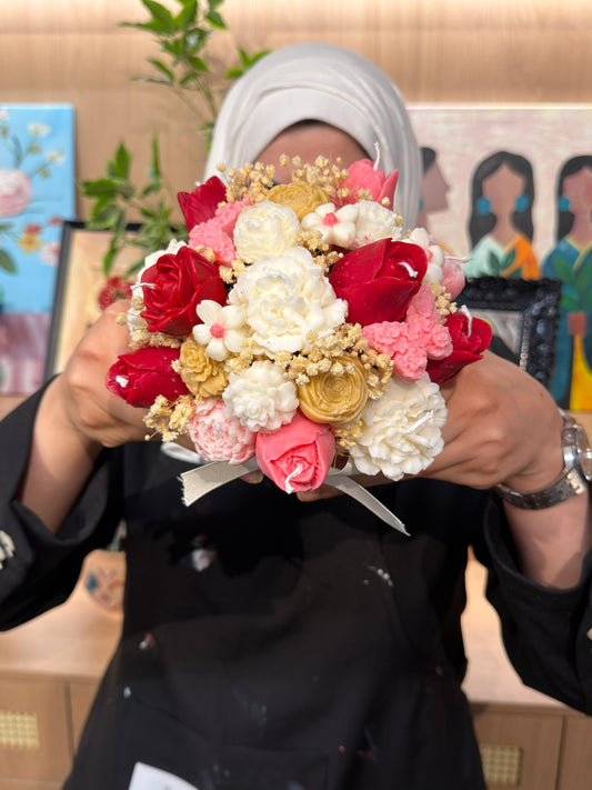 Candle bouquet workshop