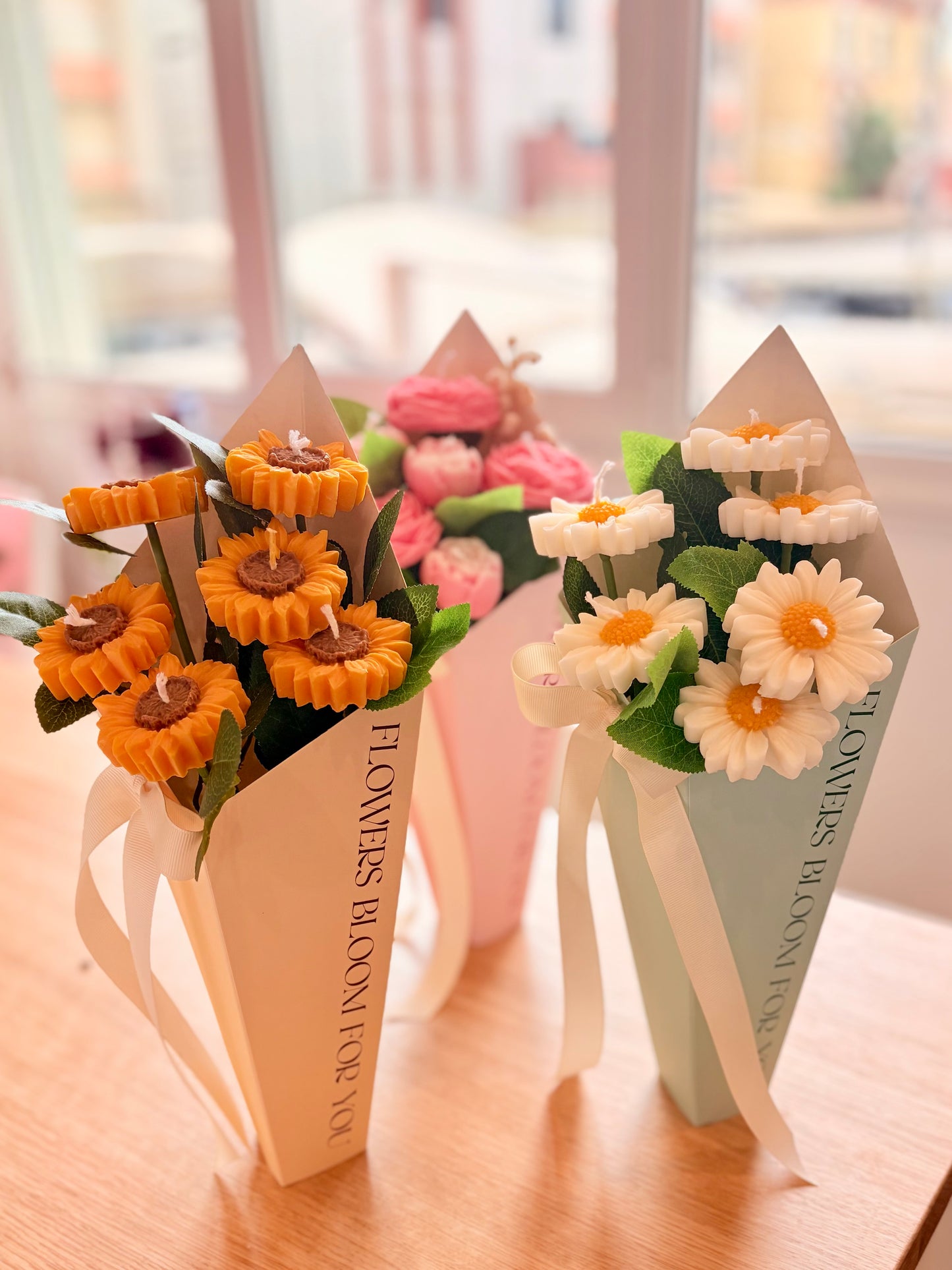 Candle hand bouquet 💐