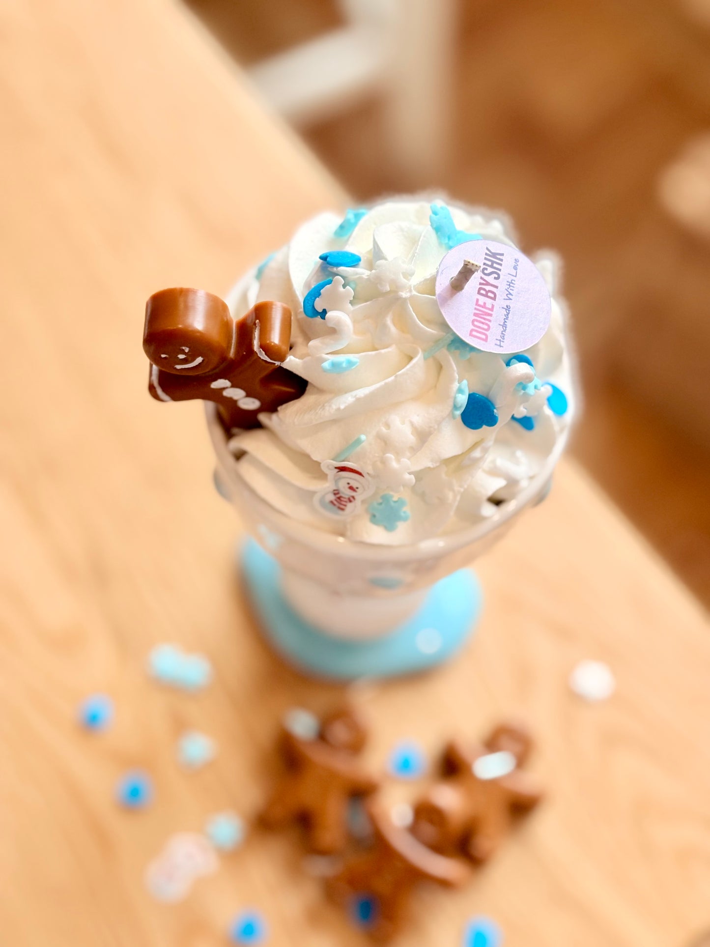 شمعة كوب الشتاء