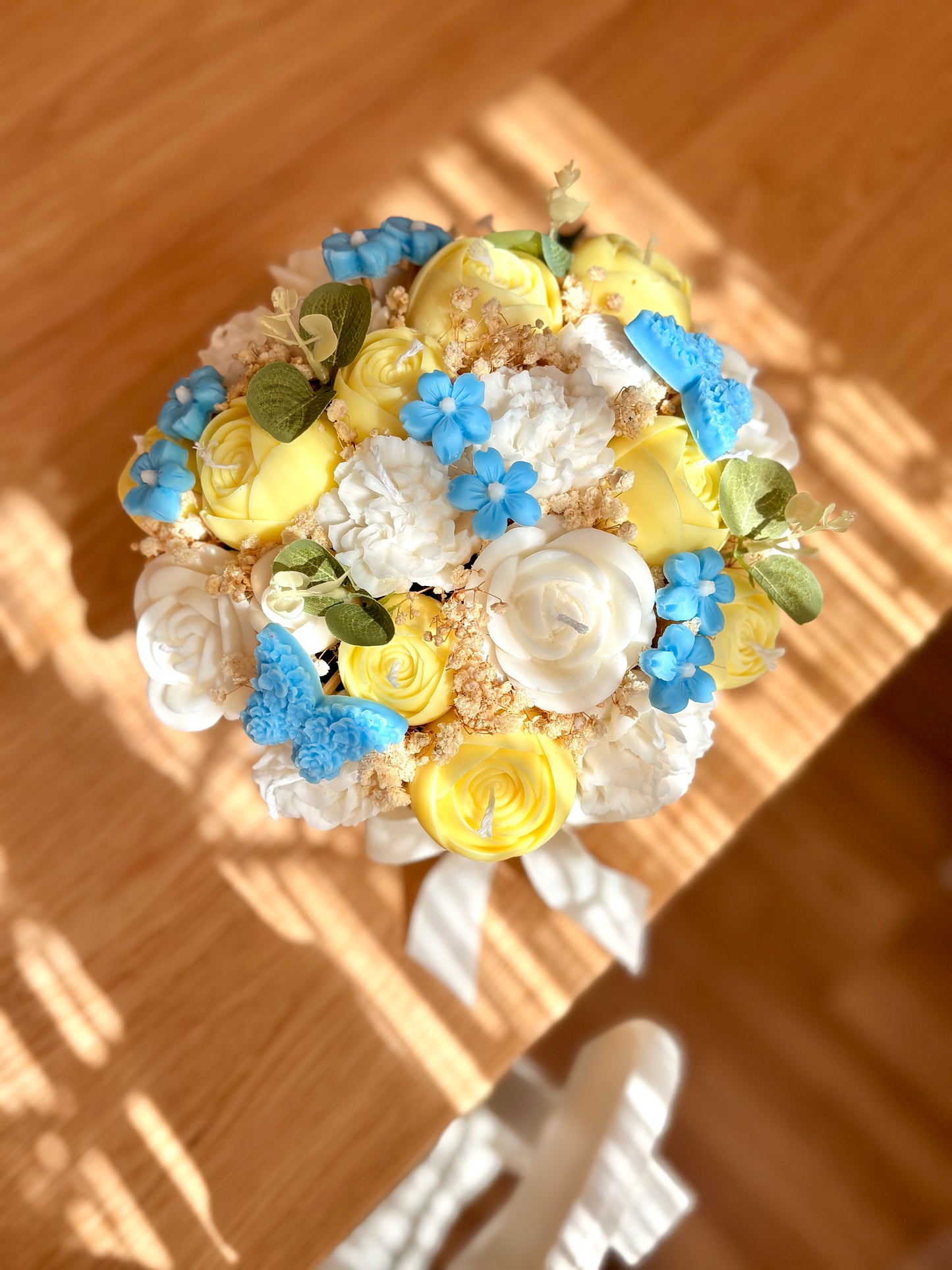Colorful XL candle bouquet