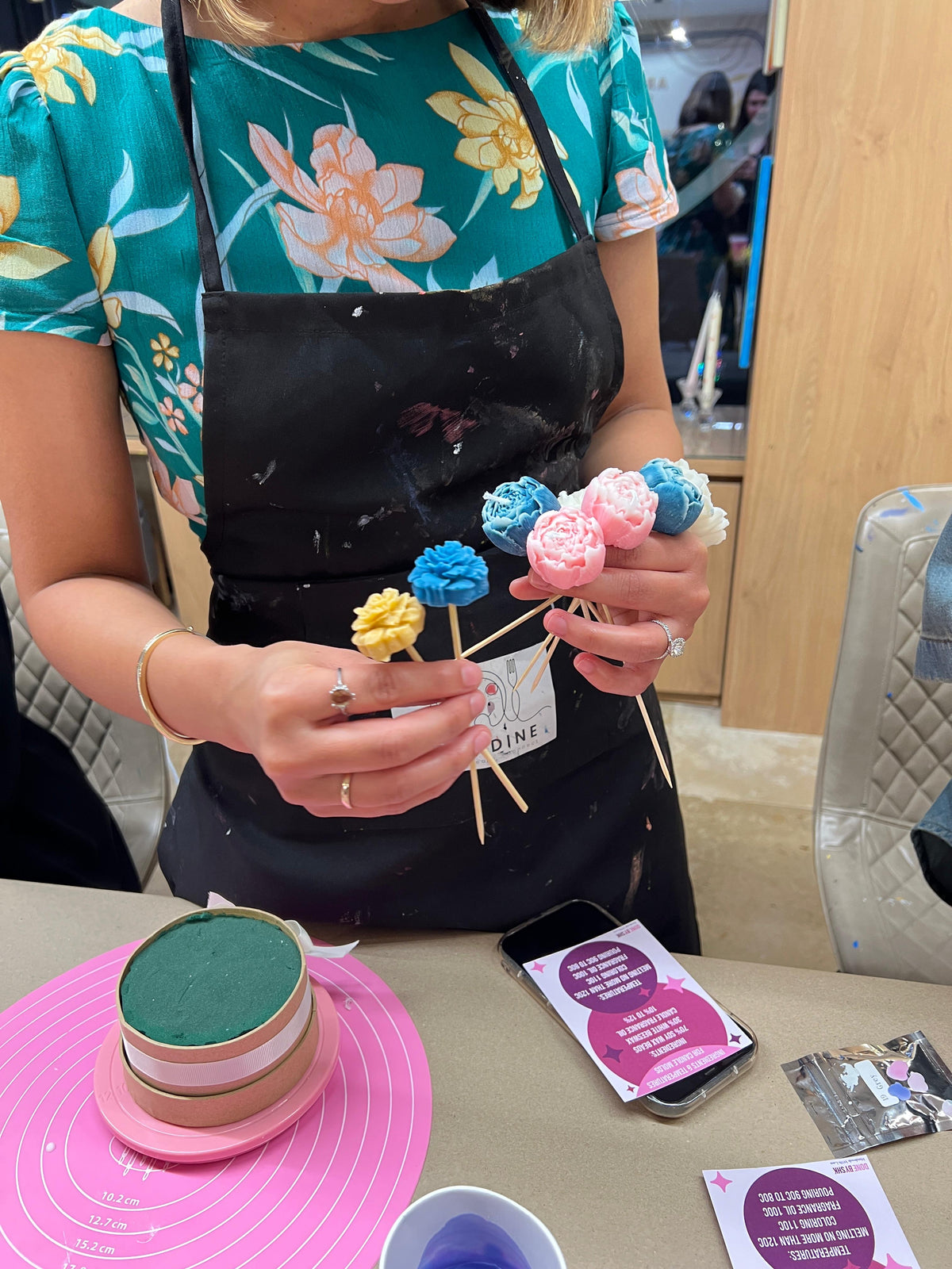 Candle bouquet workshop