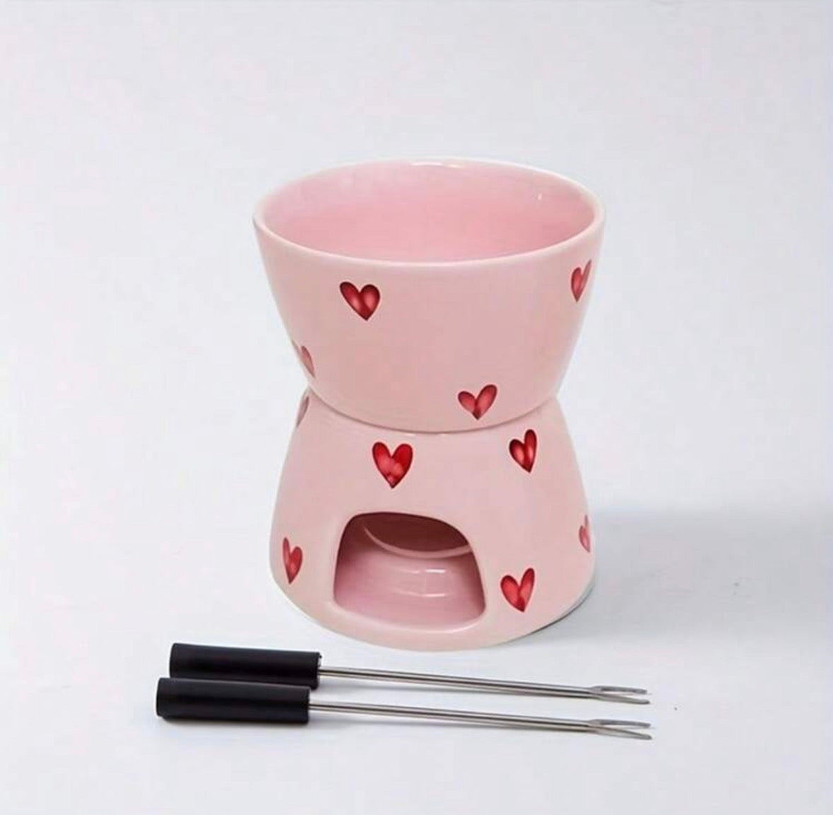 Heart candle melter