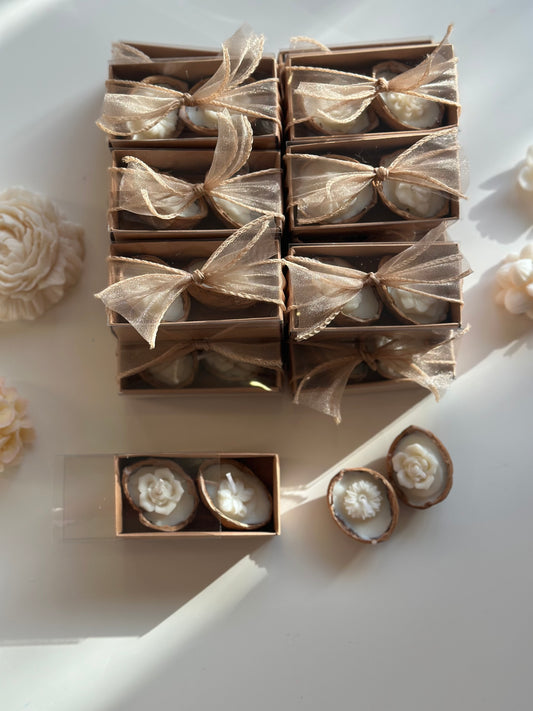 Walnut candles giveaways