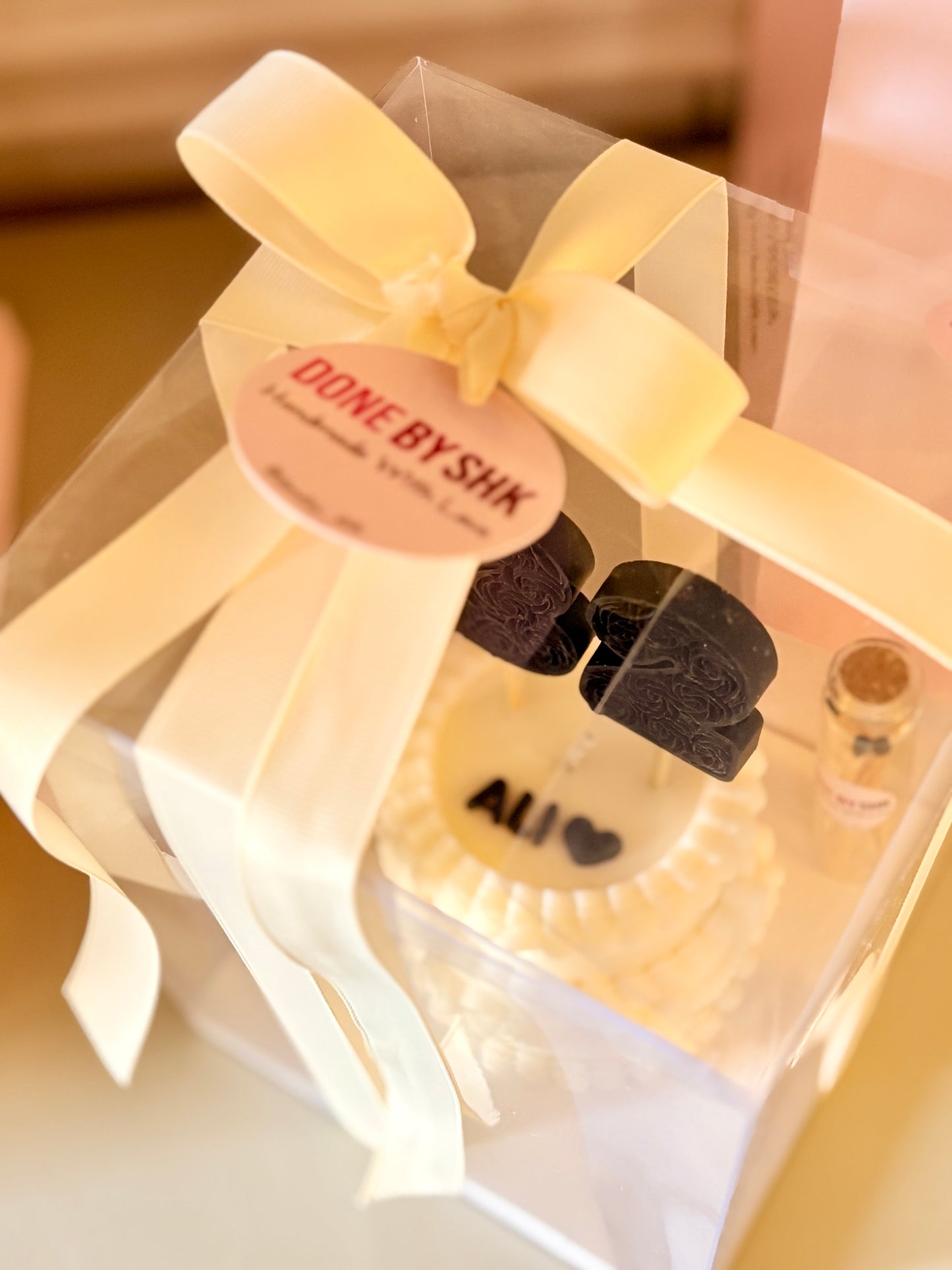 Birthday candle cake