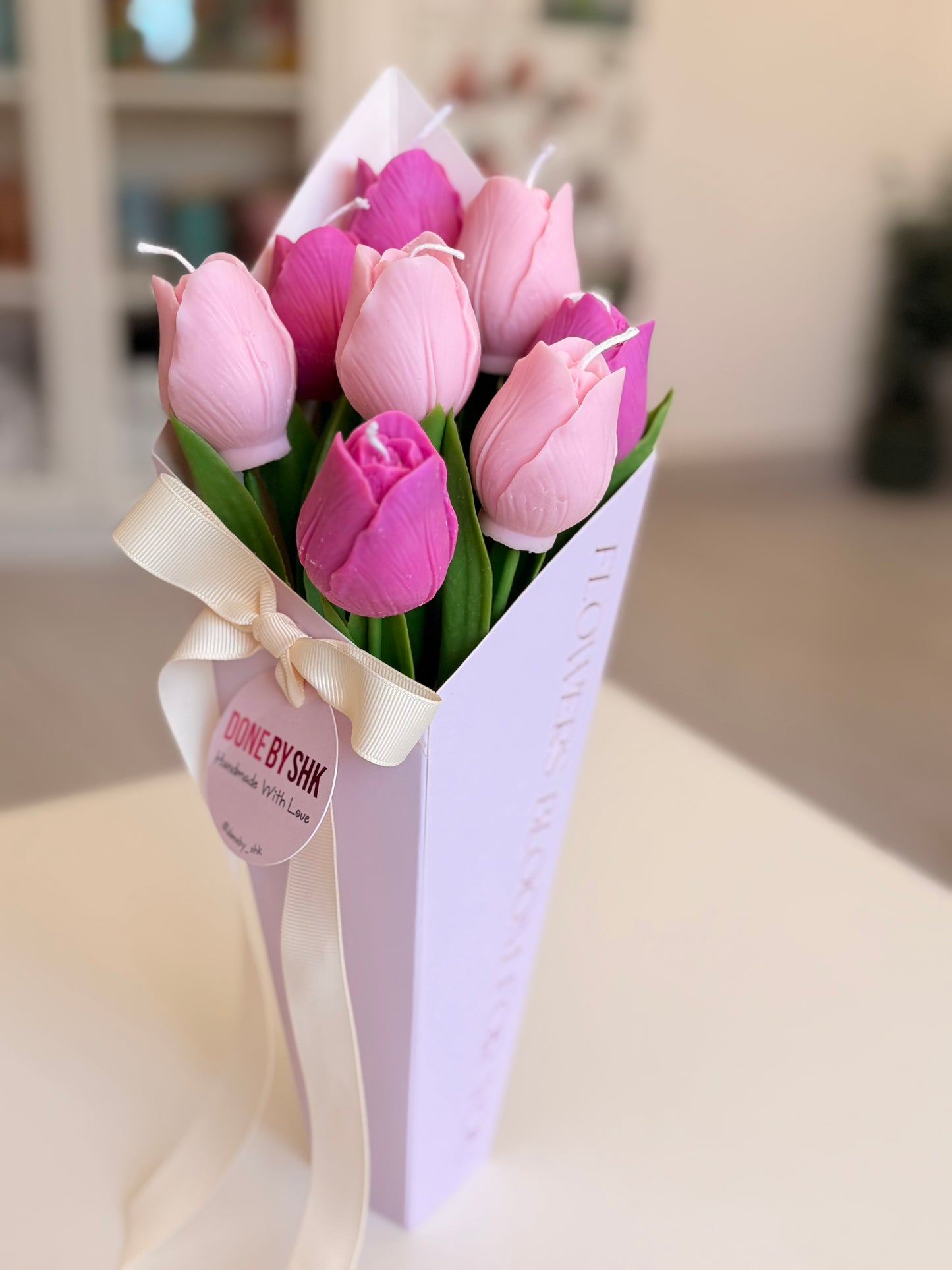 Candle hand bouquet 💐