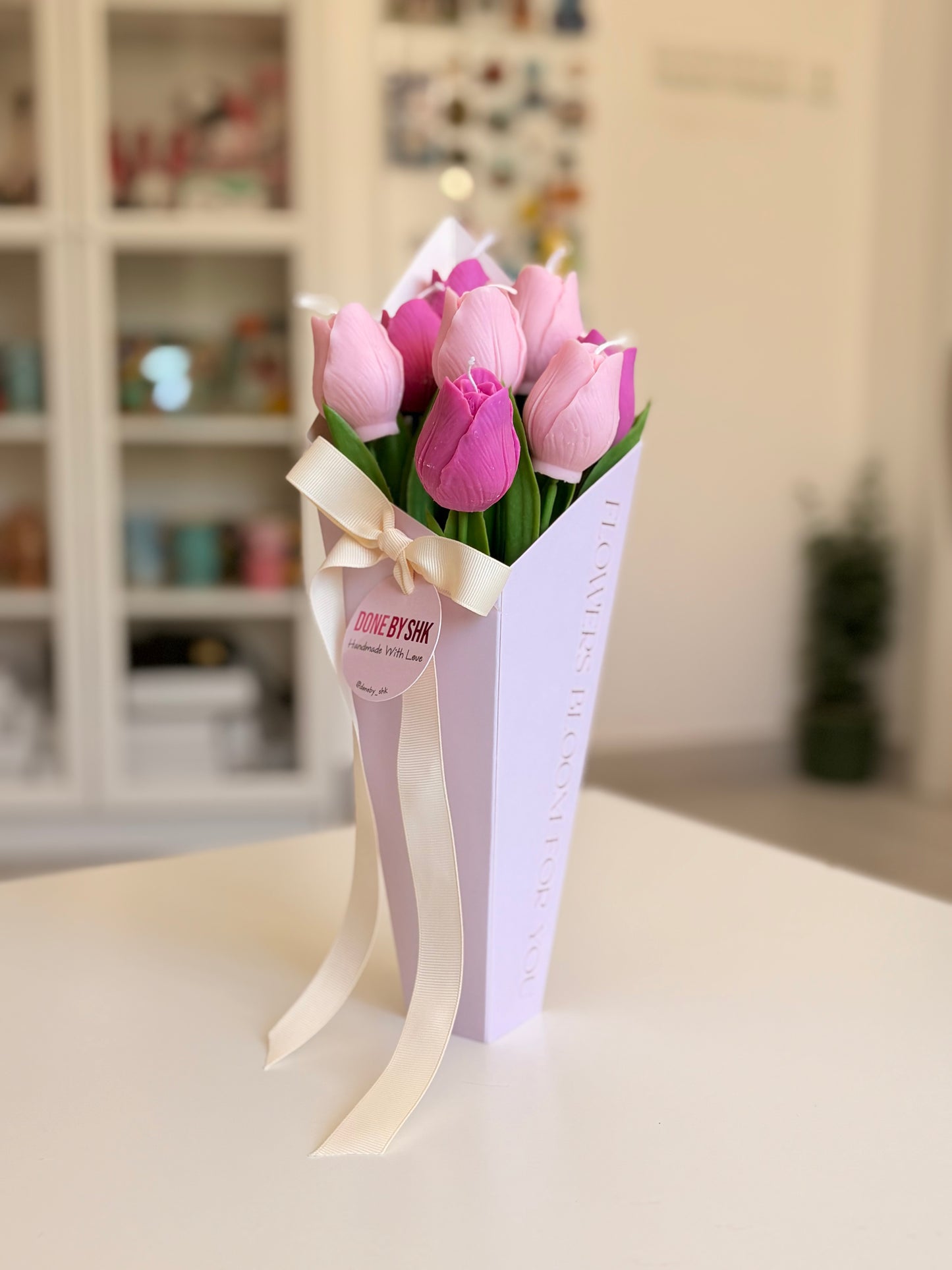 Candle hand bouquet 💐