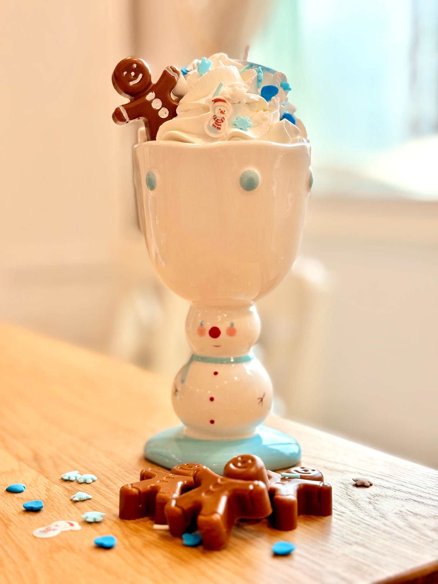 شمعة كوب الشتاء