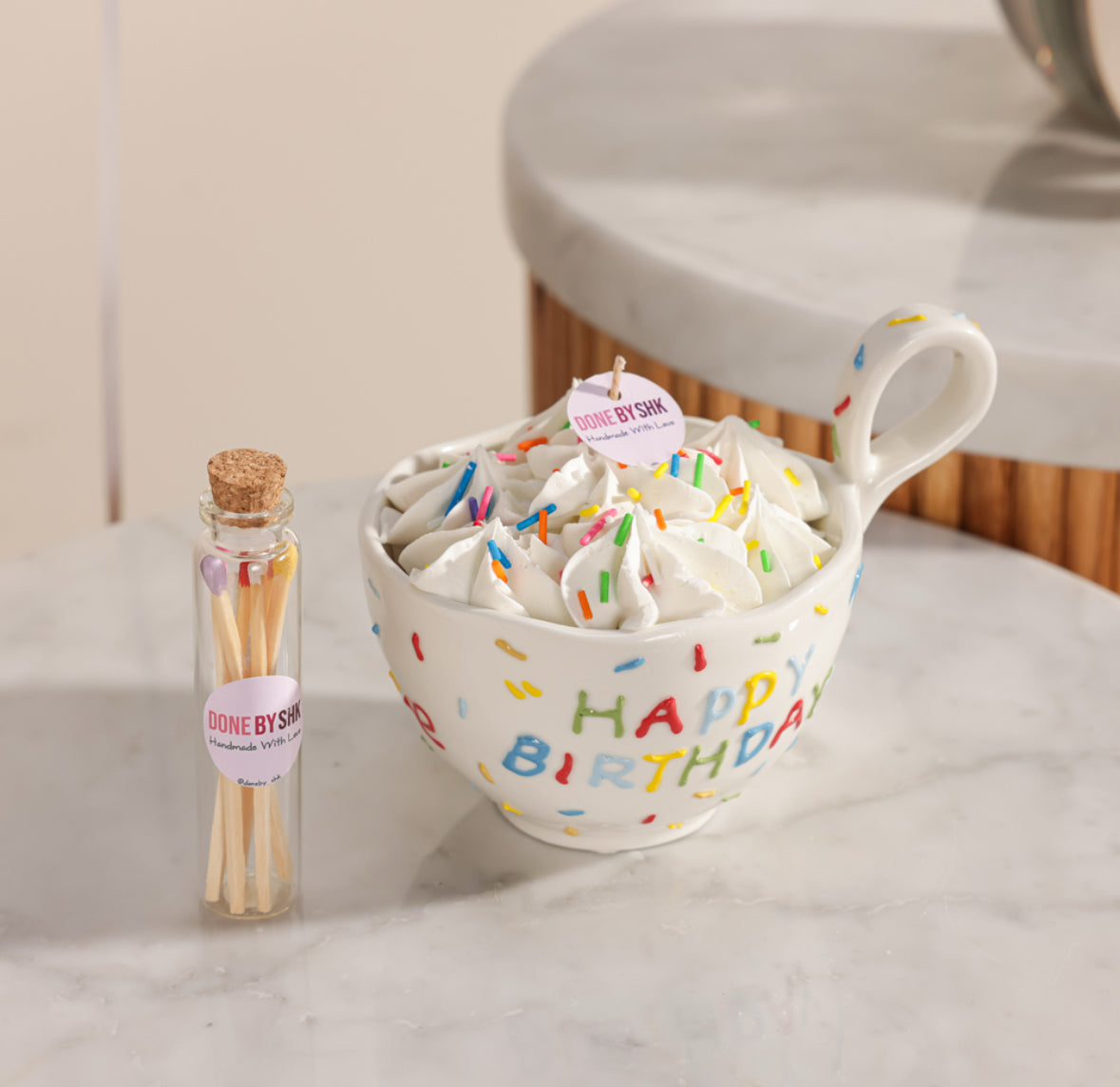 Sprinkles birthday candle 🧁