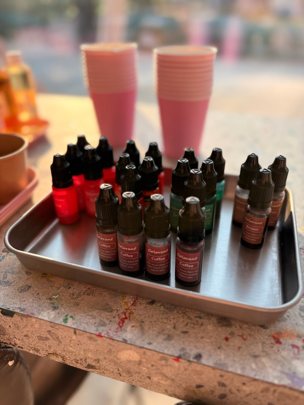 Iced latte candle workshop
