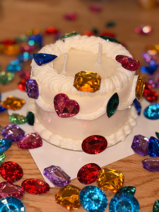 Vintage Gemstone Cake
