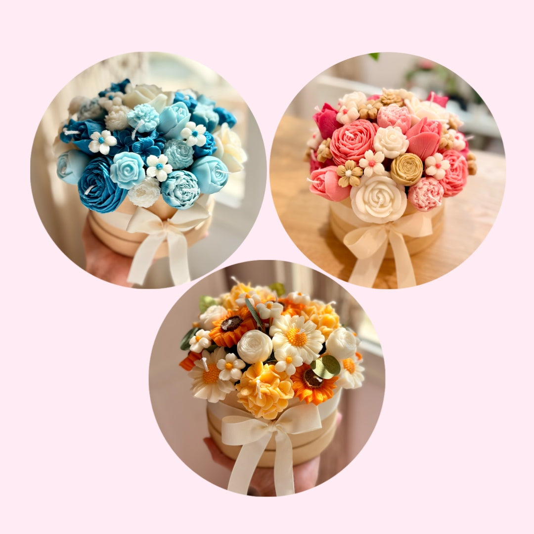 Elegant XL candle bouquet