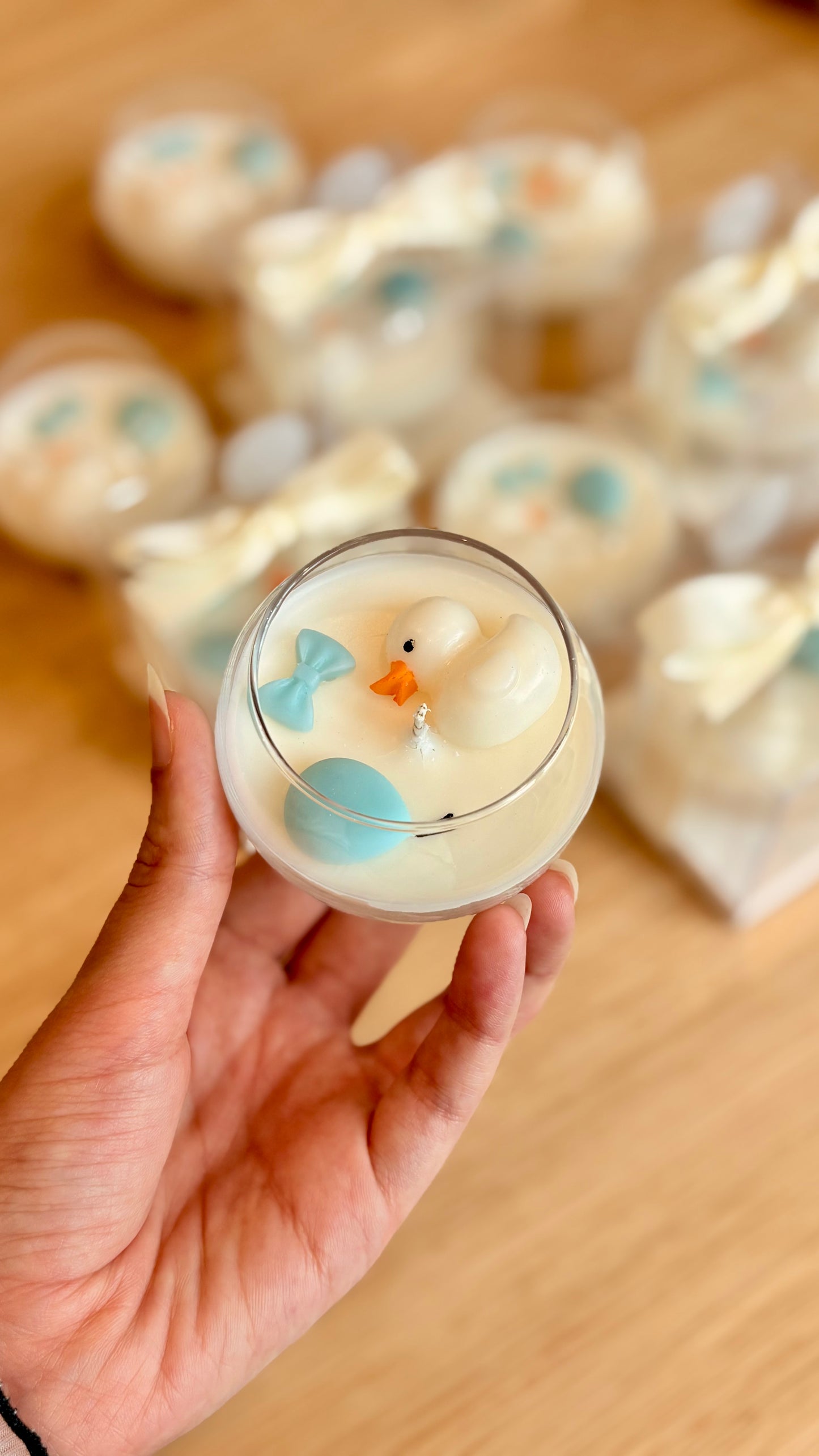 Duck candle giveaways