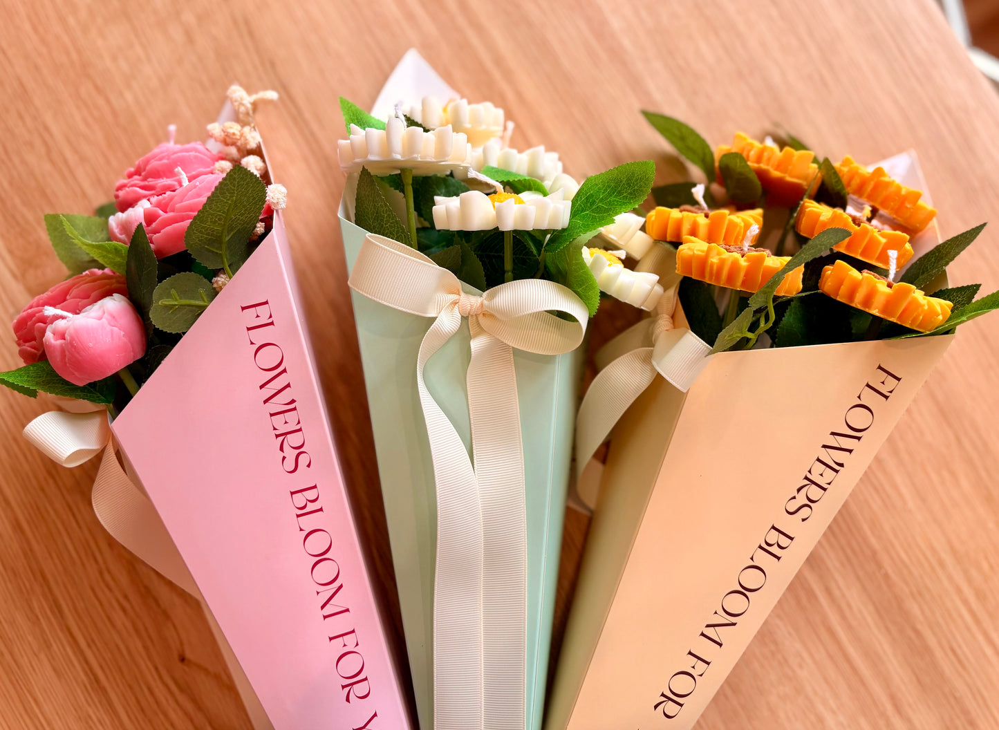 Candle hand bouquet 💐