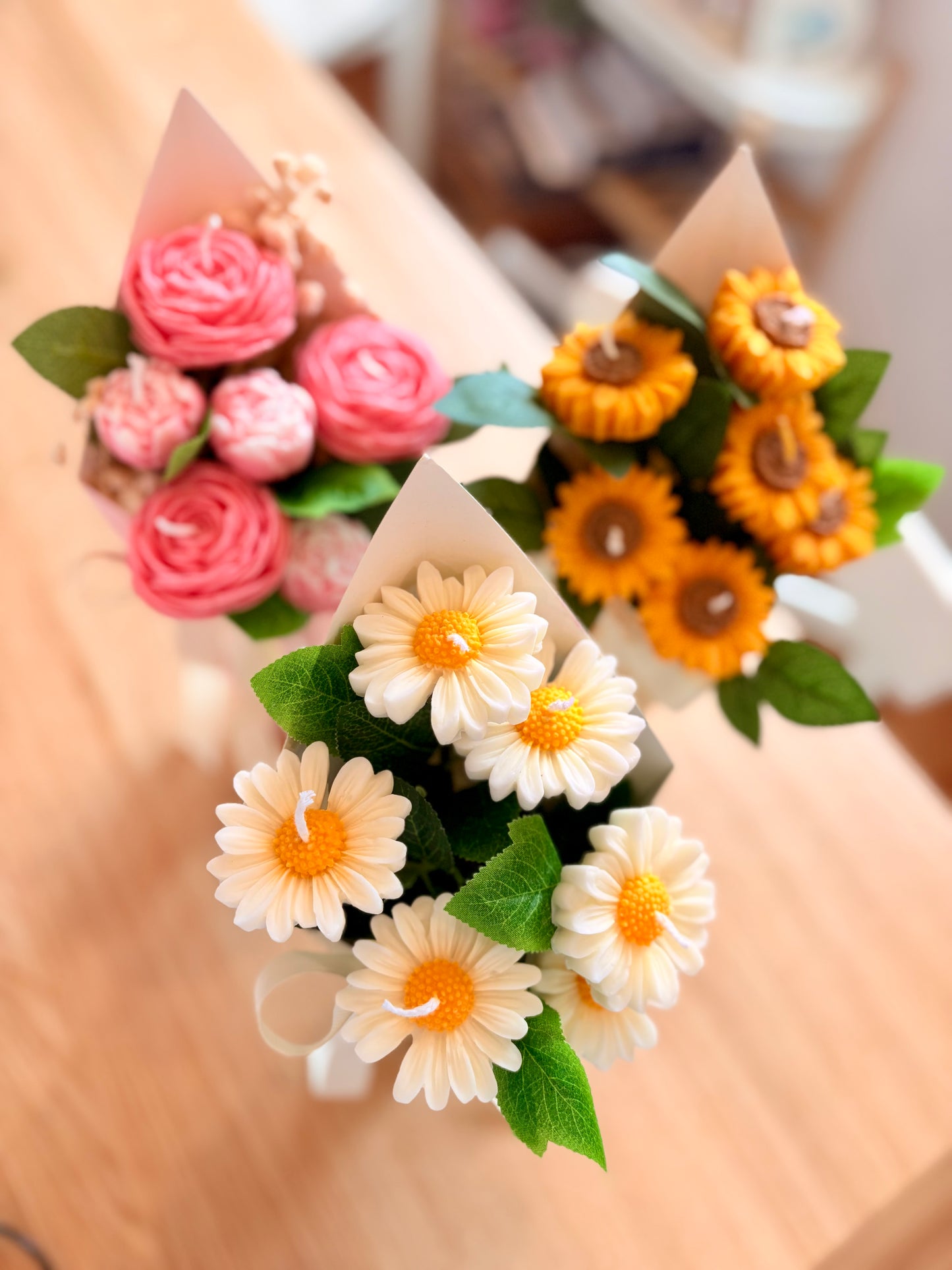 Candle hand bouquet 💐