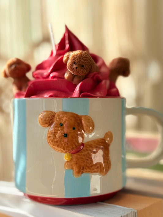 Puppy mug candle 🐾 🐶