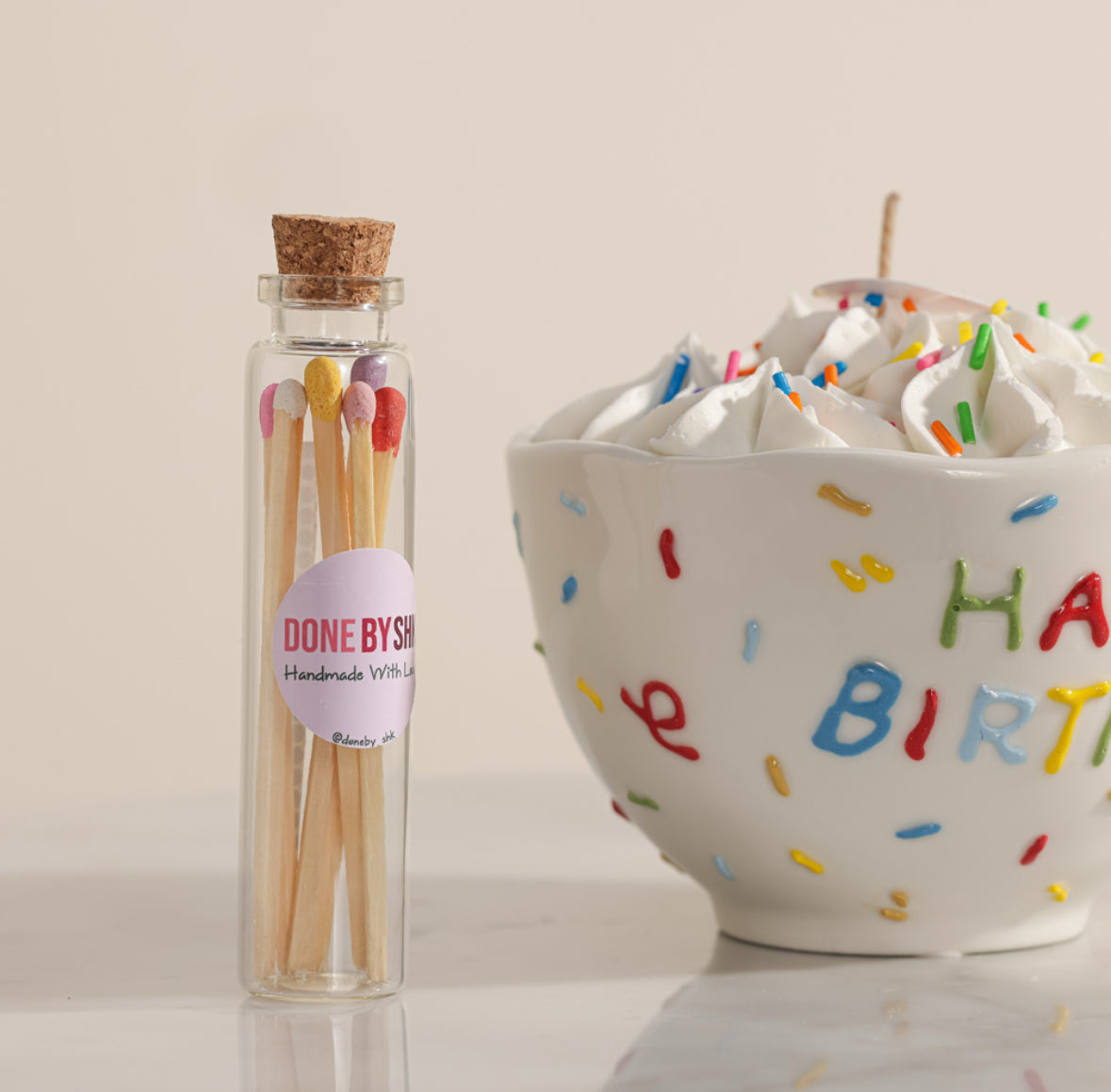 Sprinkles birthday candle 🧁