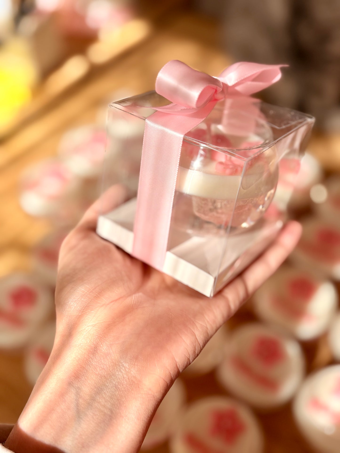 Sakura candle giveaways