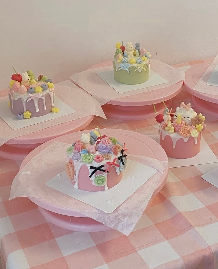 Candle cake decoration workshop