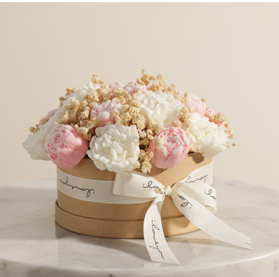Candle flower bouquet