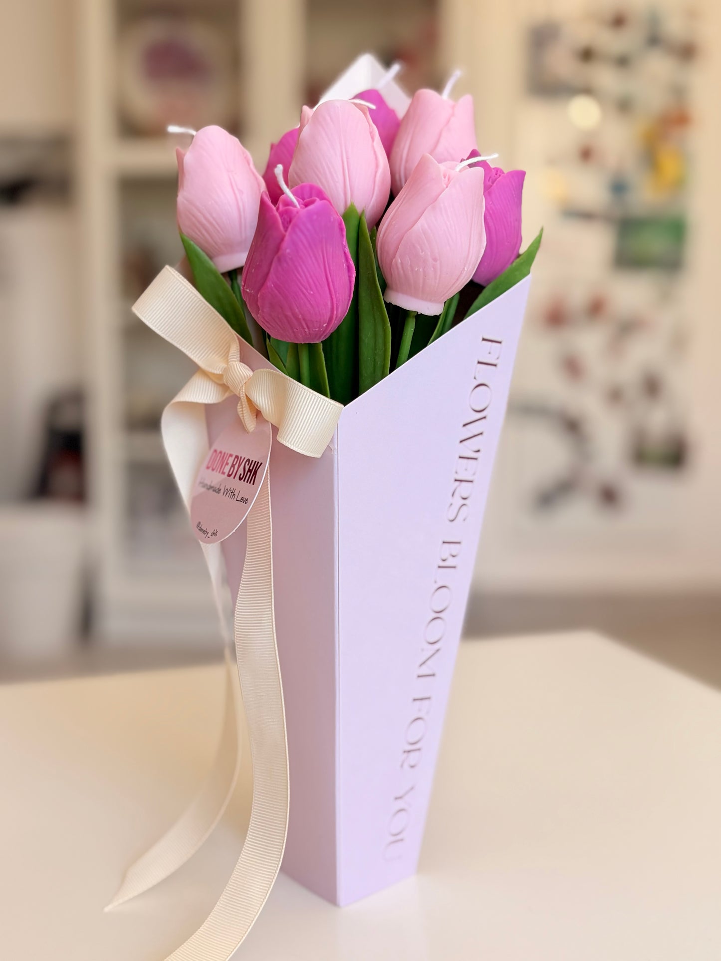 Candle hand bouquet 💐