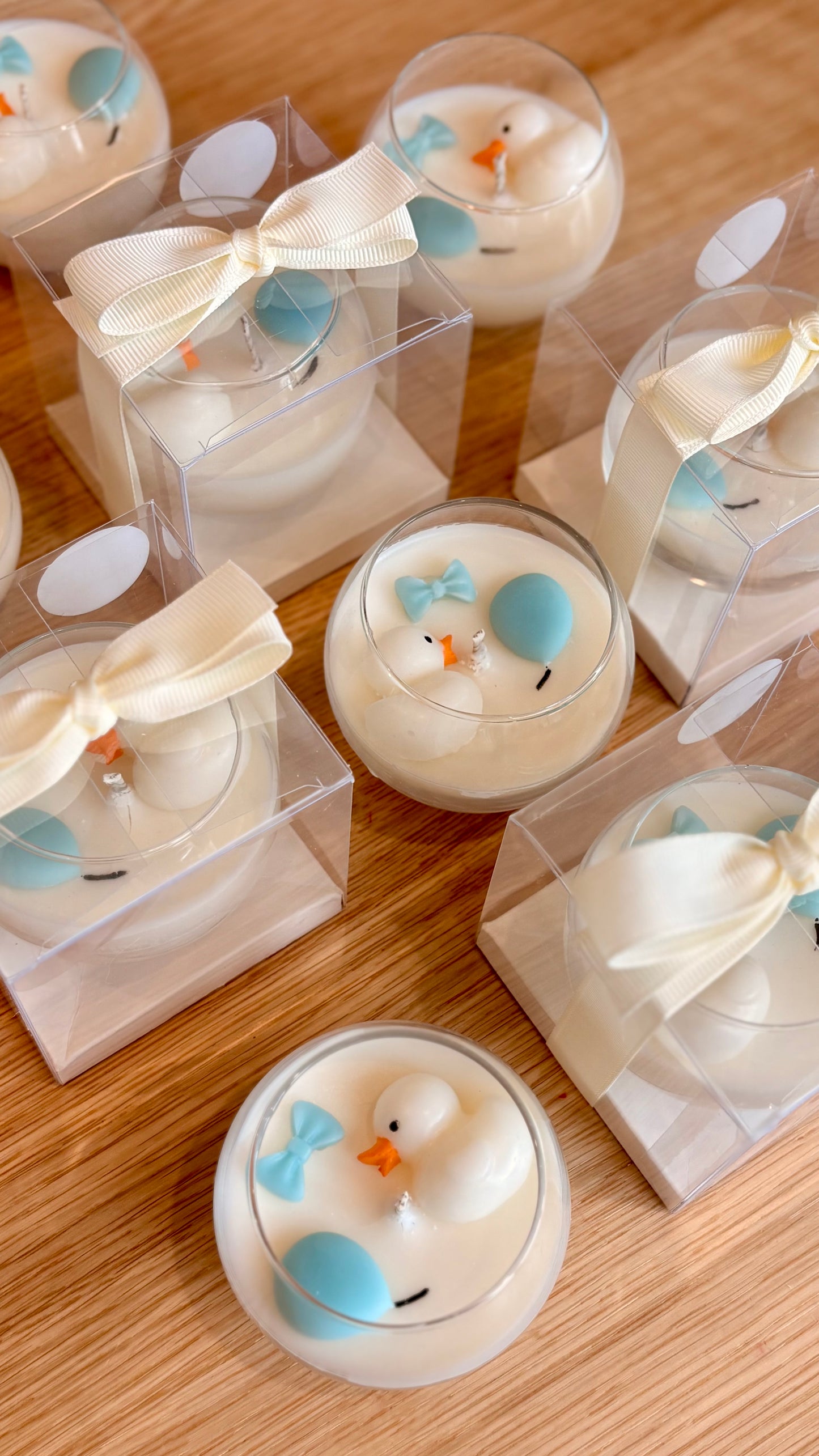 Duck candle giveaways