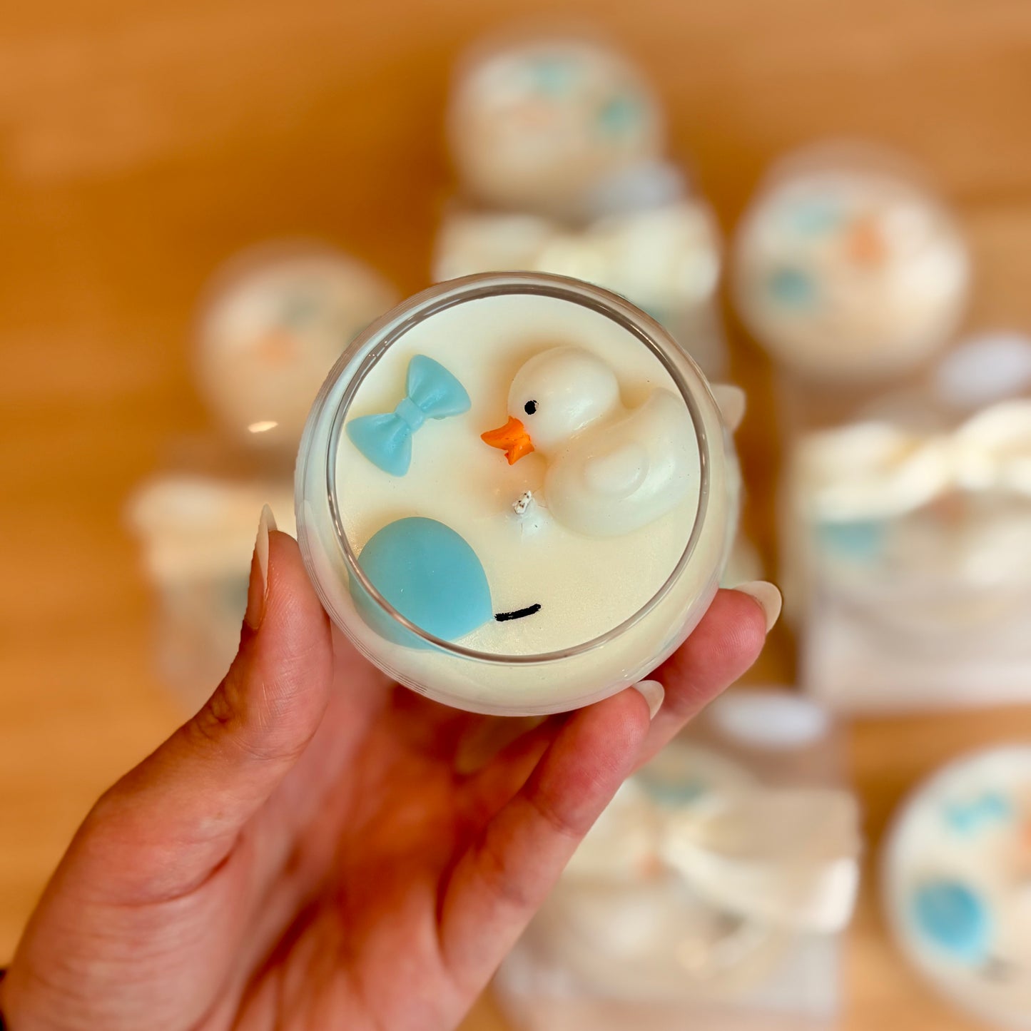 Duck candle giveaways